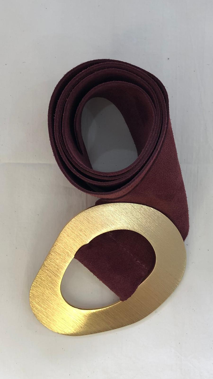 Aura - Cinturone con dettaglio scultura