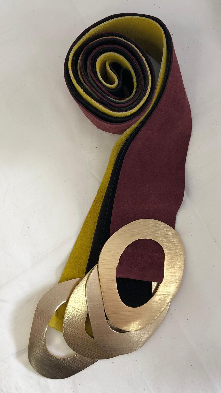 Aura - Cinturone con dettaglio scultura