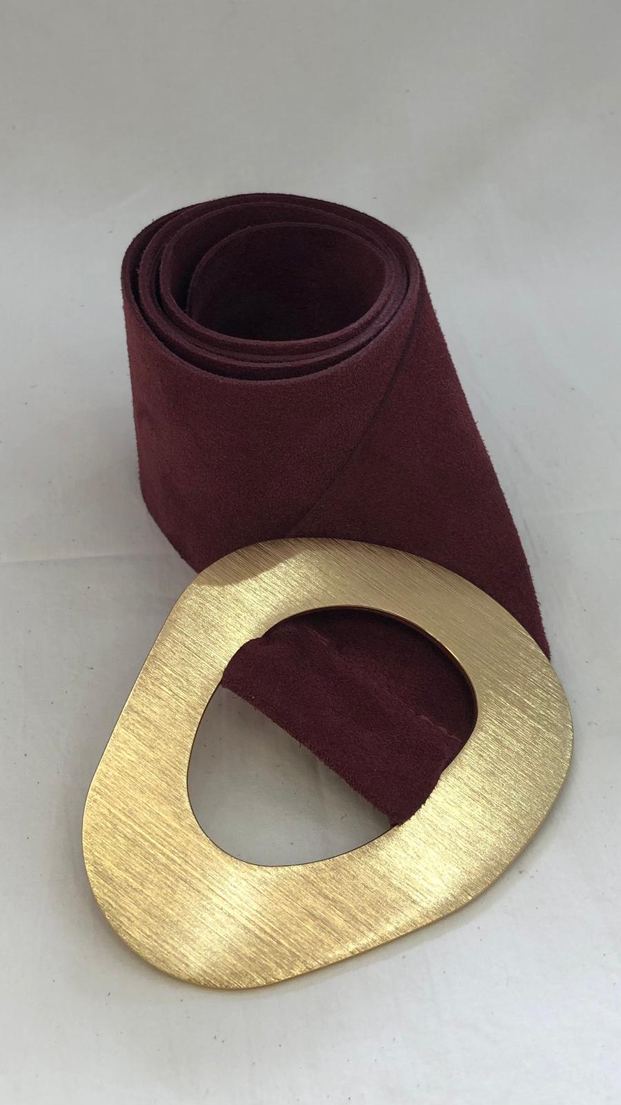 Aura - Cinturone con dettaglio scultura
