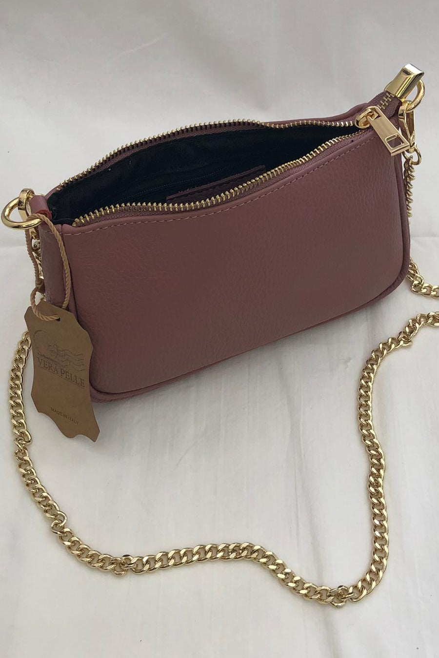 Eva - Borsa con dettagli gold
