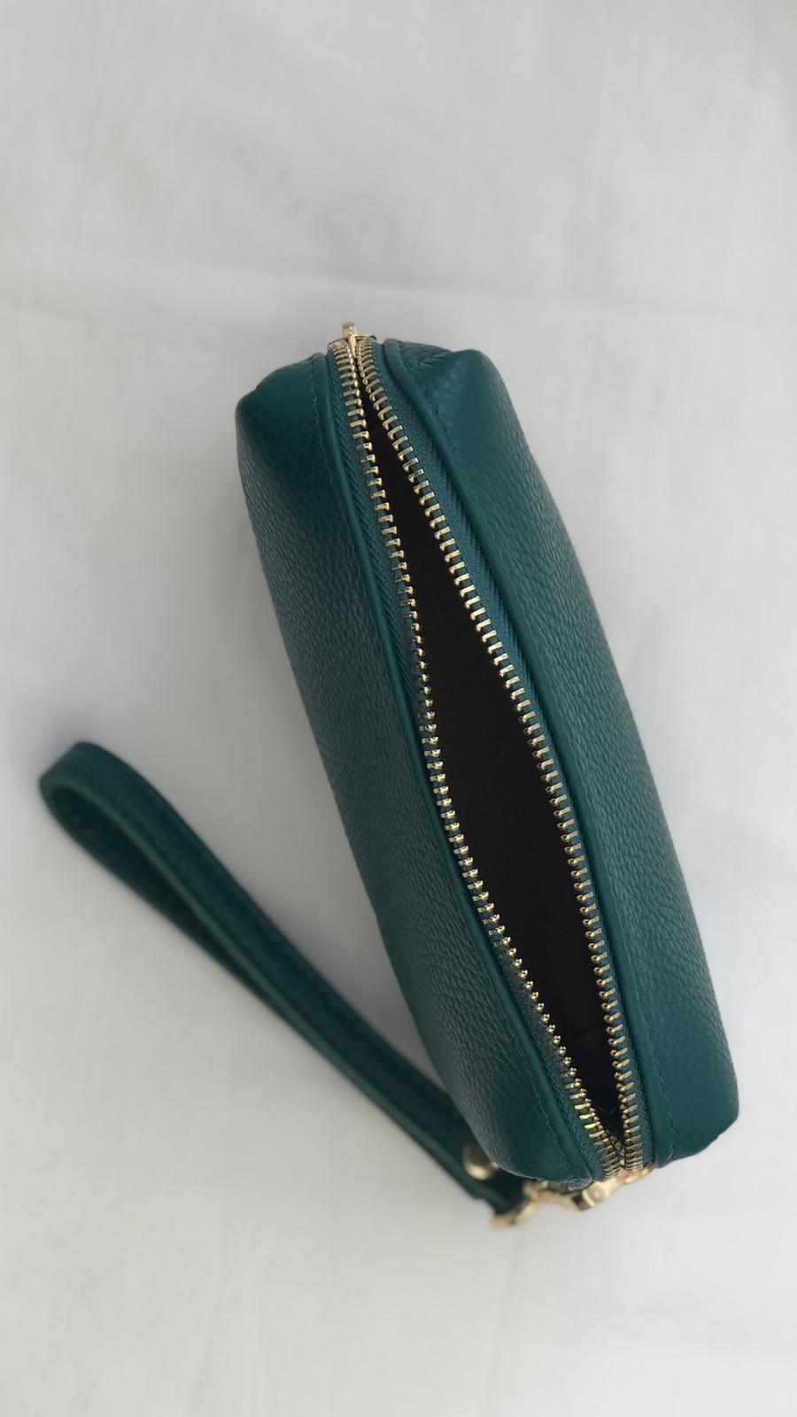 Pochette Essenza - in pelle martellata