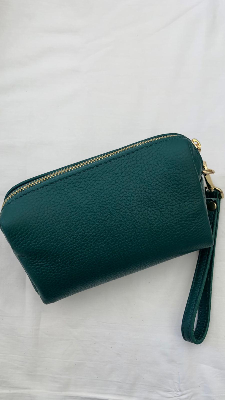 Pochette Essenza - in pelle martellata