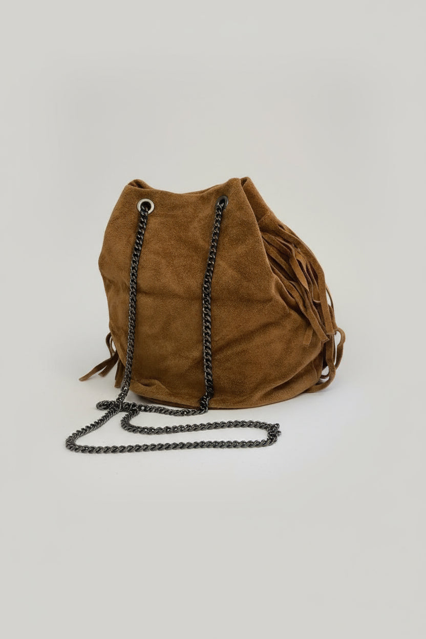 Dakota - Borsa in suede con frange