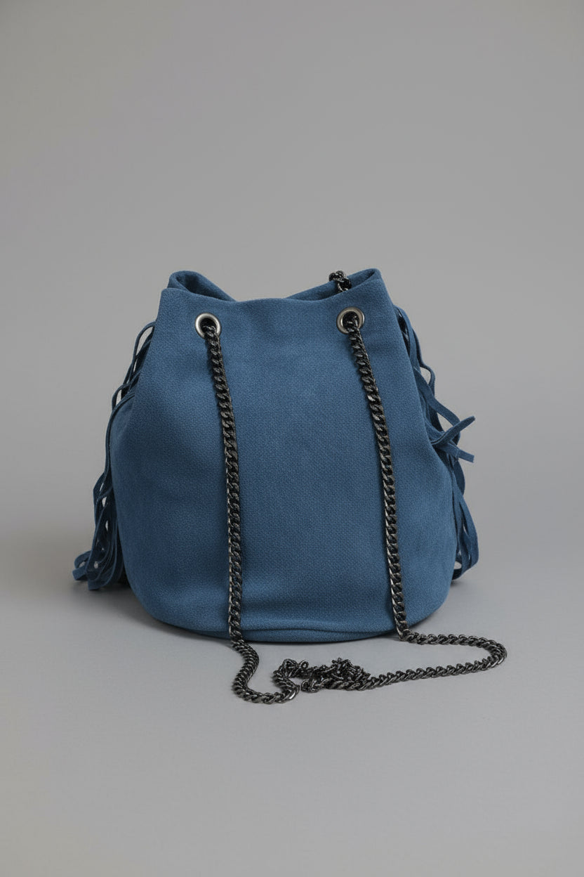 Dakota - Borsa in suede con frange