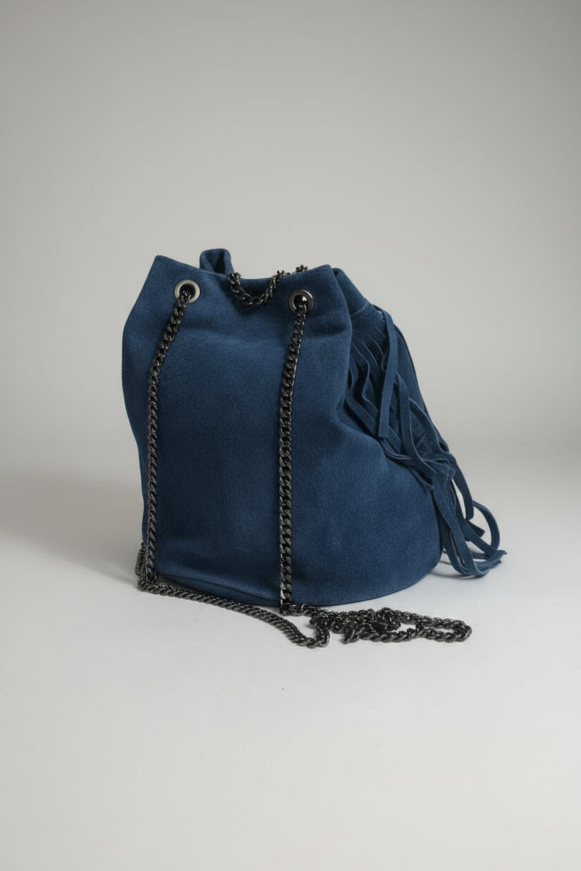 Dakota - Borsa in suede con frange