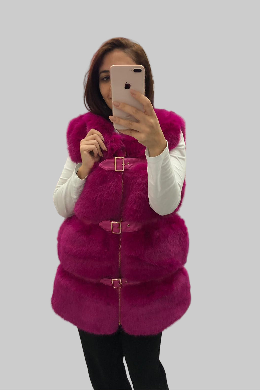 Smanicato ecopelliccia Marianna