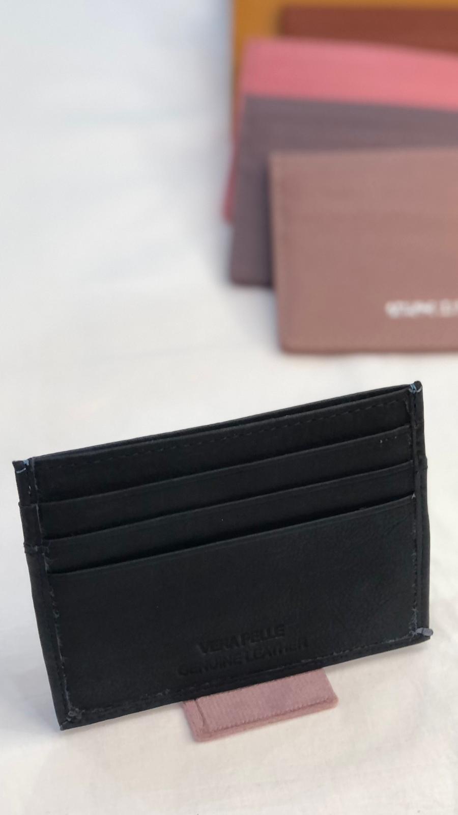 Icona - Portacarte minimal in pelle
