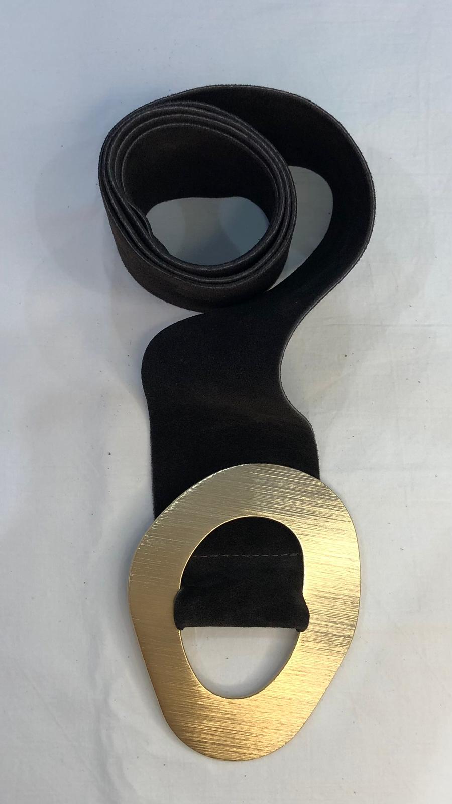 Aura - Cinturone con dettaglio scultura