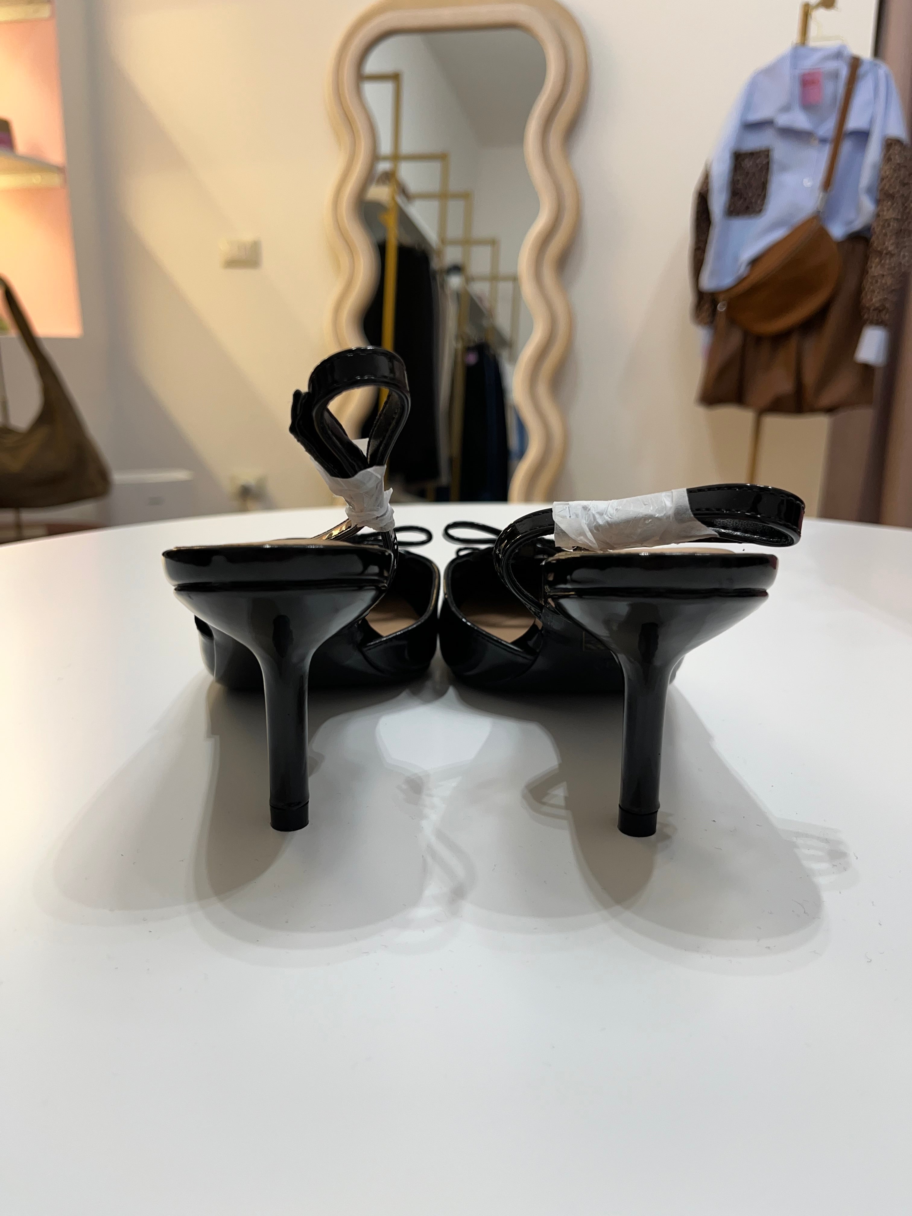 Décolleté Slingback Mina con Fiocco – Tacco 8cm