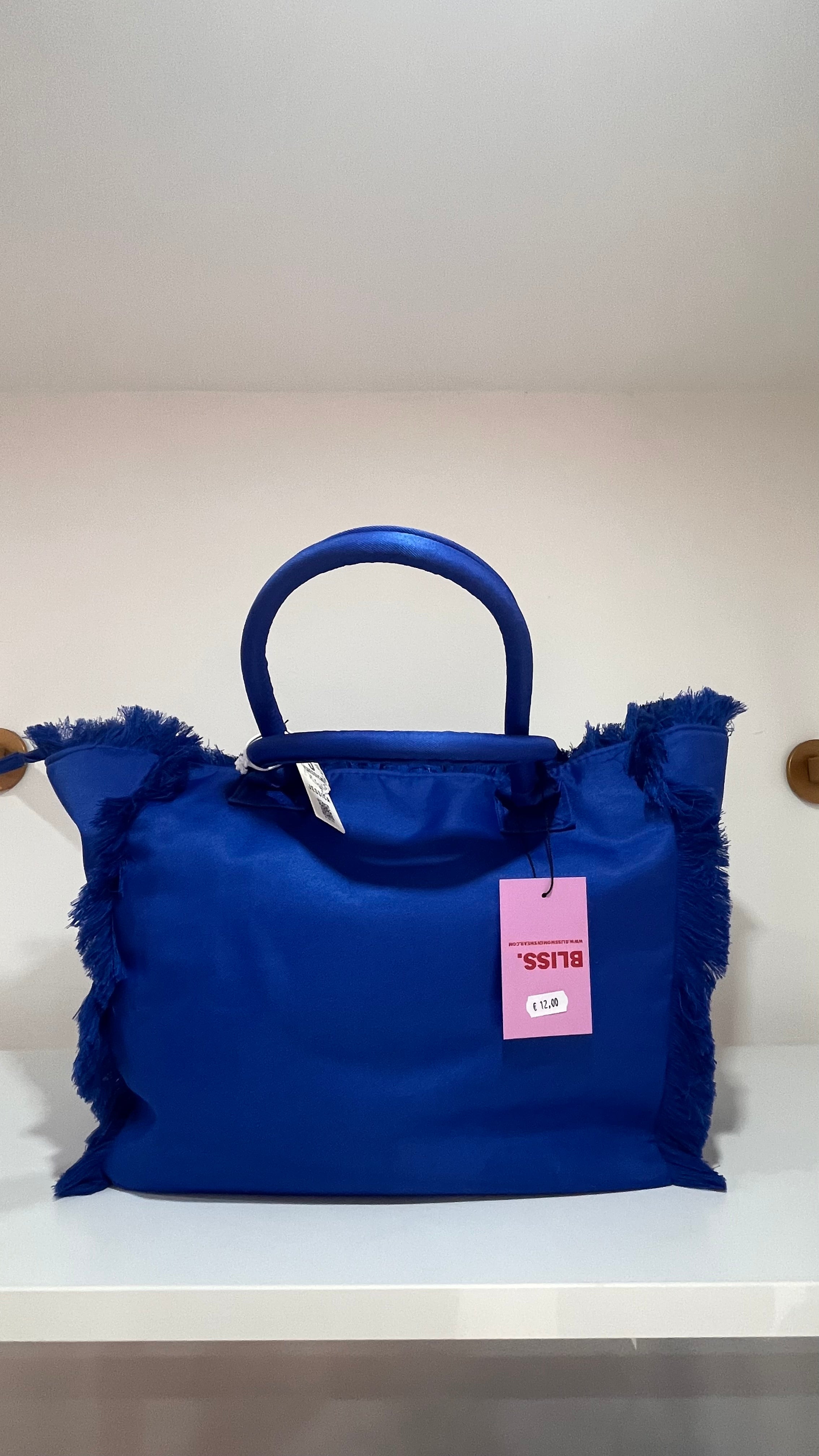 Tote Giusy - Borsa Mare con Frange – Shopper Spiaggia Donna