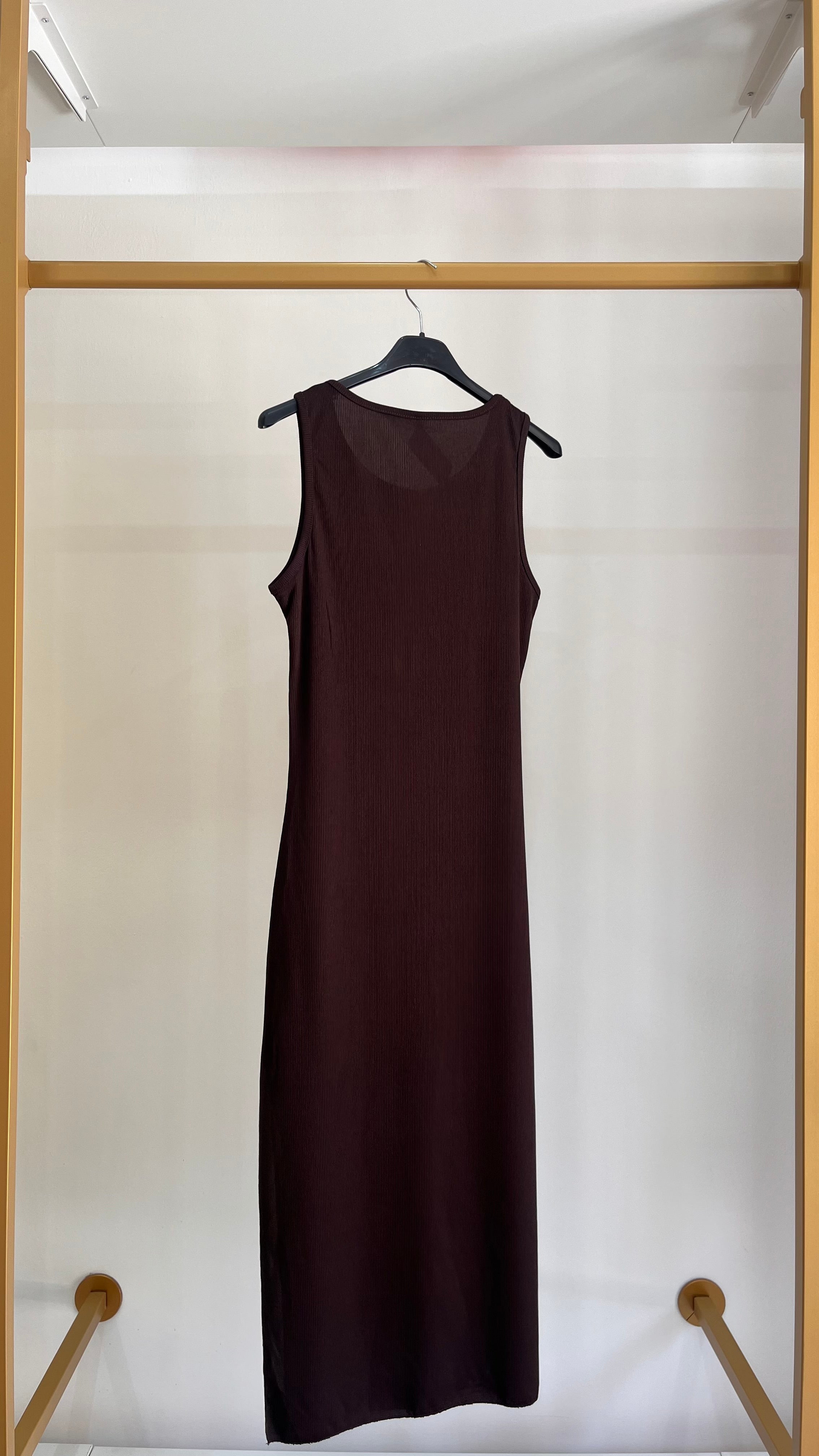 Vestito Alice — Abito Canottiera Lungo con Spacco Laterale