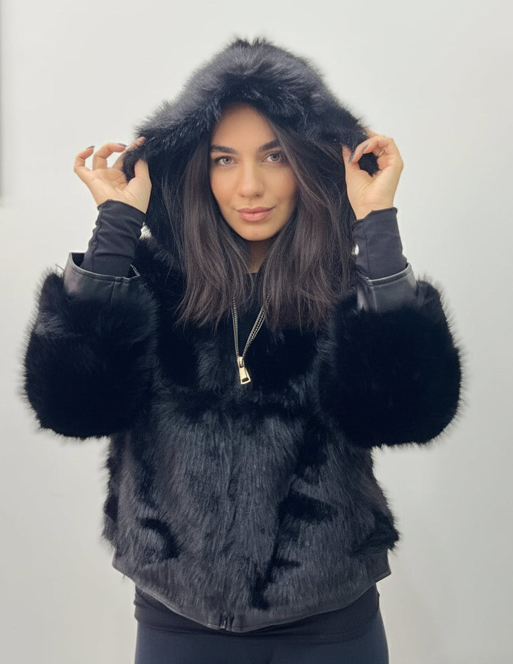 Giubbotto ecopelliccia Mía