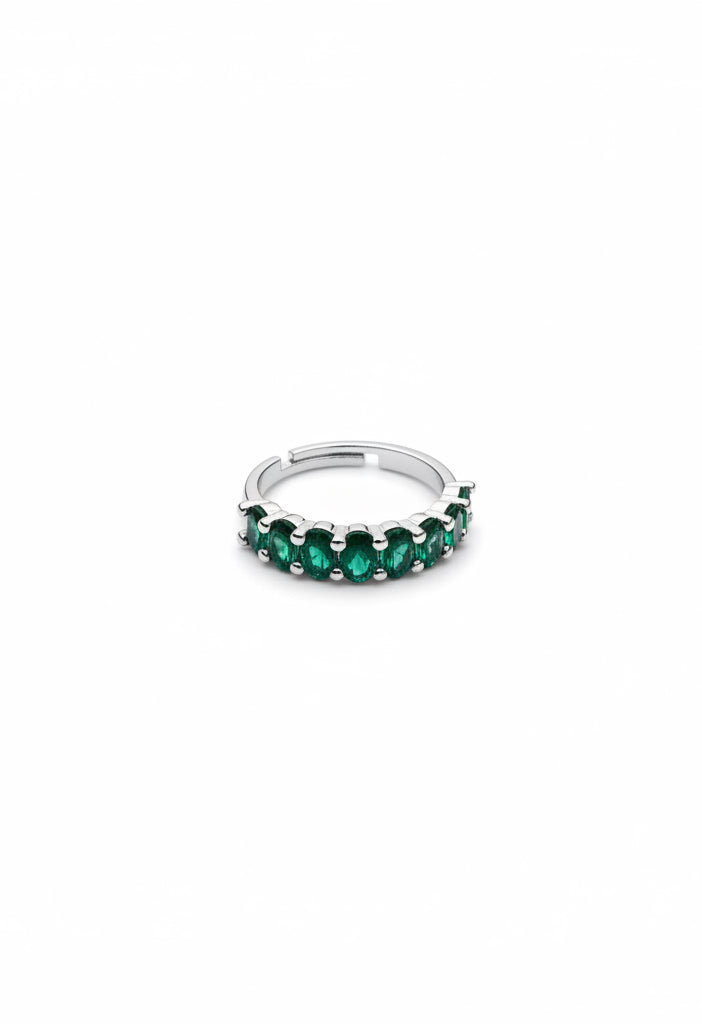 Anello Anastasia - Anello Veretta Eternity | Fedina con Cristalli Argento