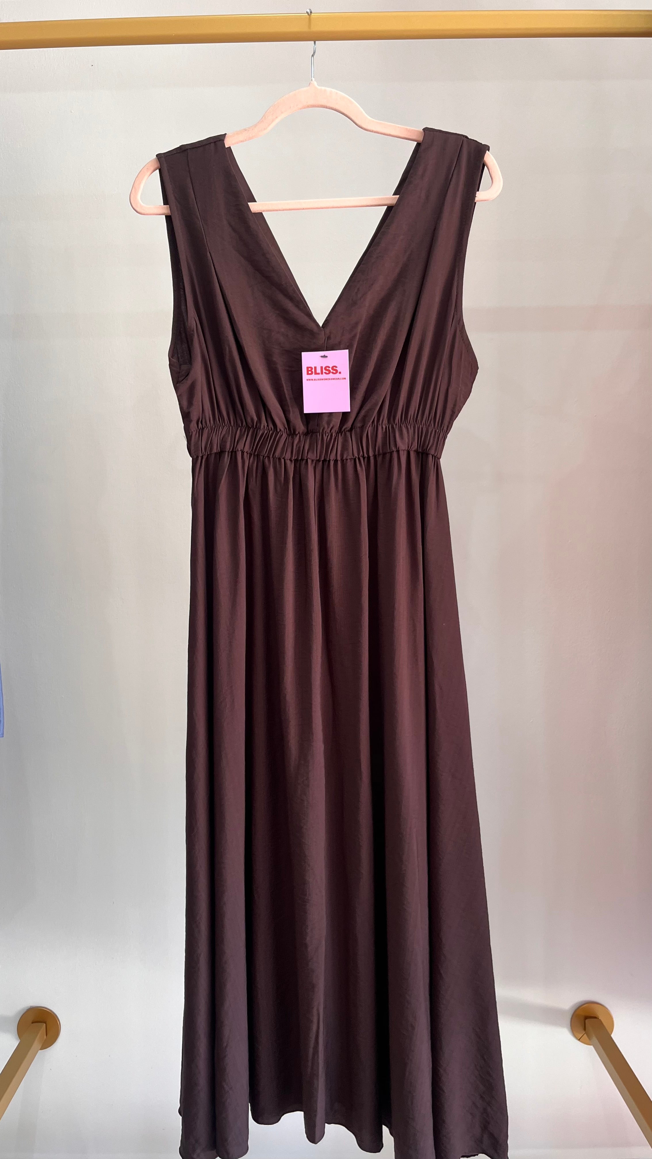 Abito Lungo Santorini – Eleganza Mediterranea