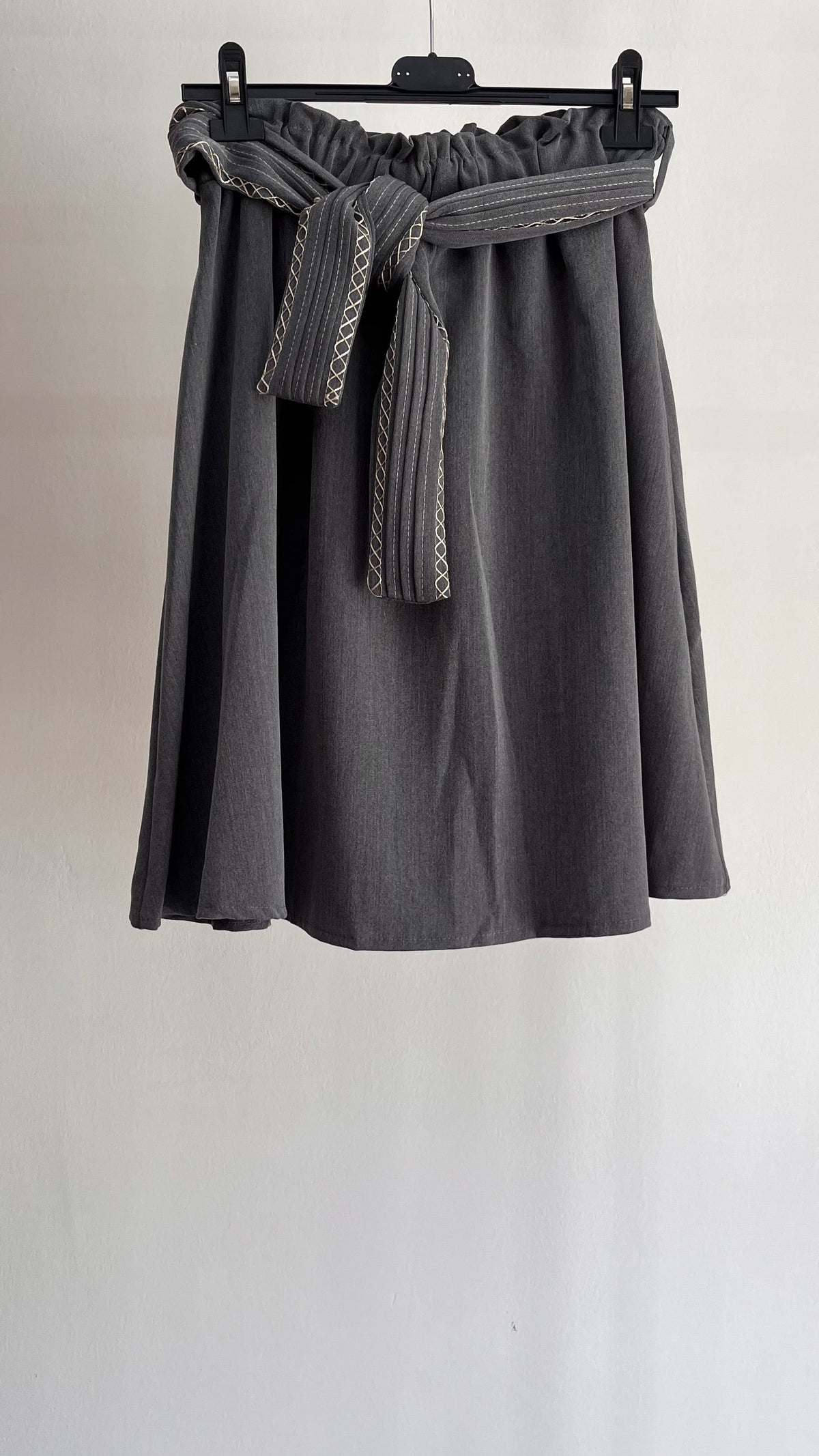 Gonna Stella - Gonna Midi stile Paper-Bag con Cintura