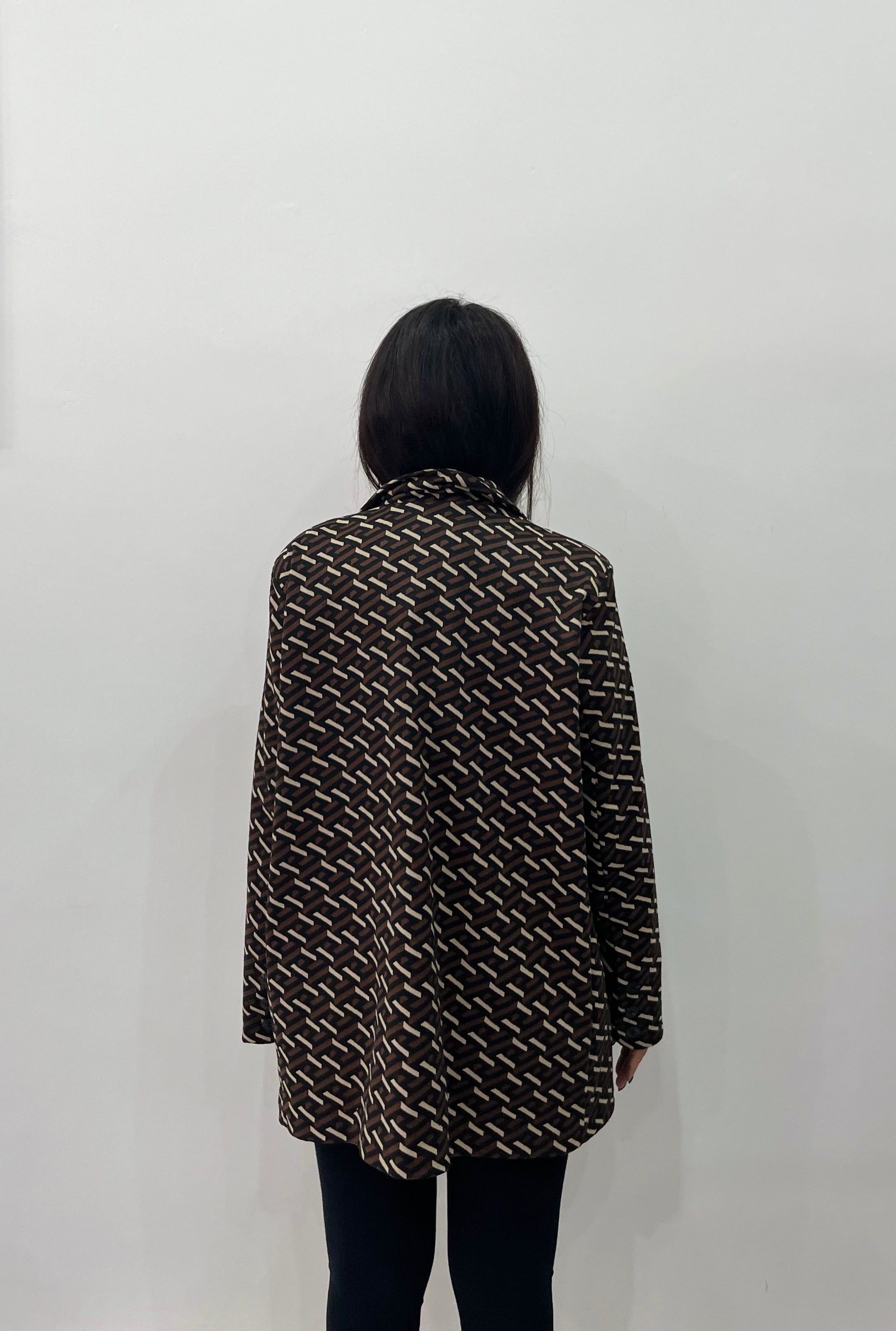 Blazer Giorgia Oversize Fantasia Geometrica - Giacca Donna