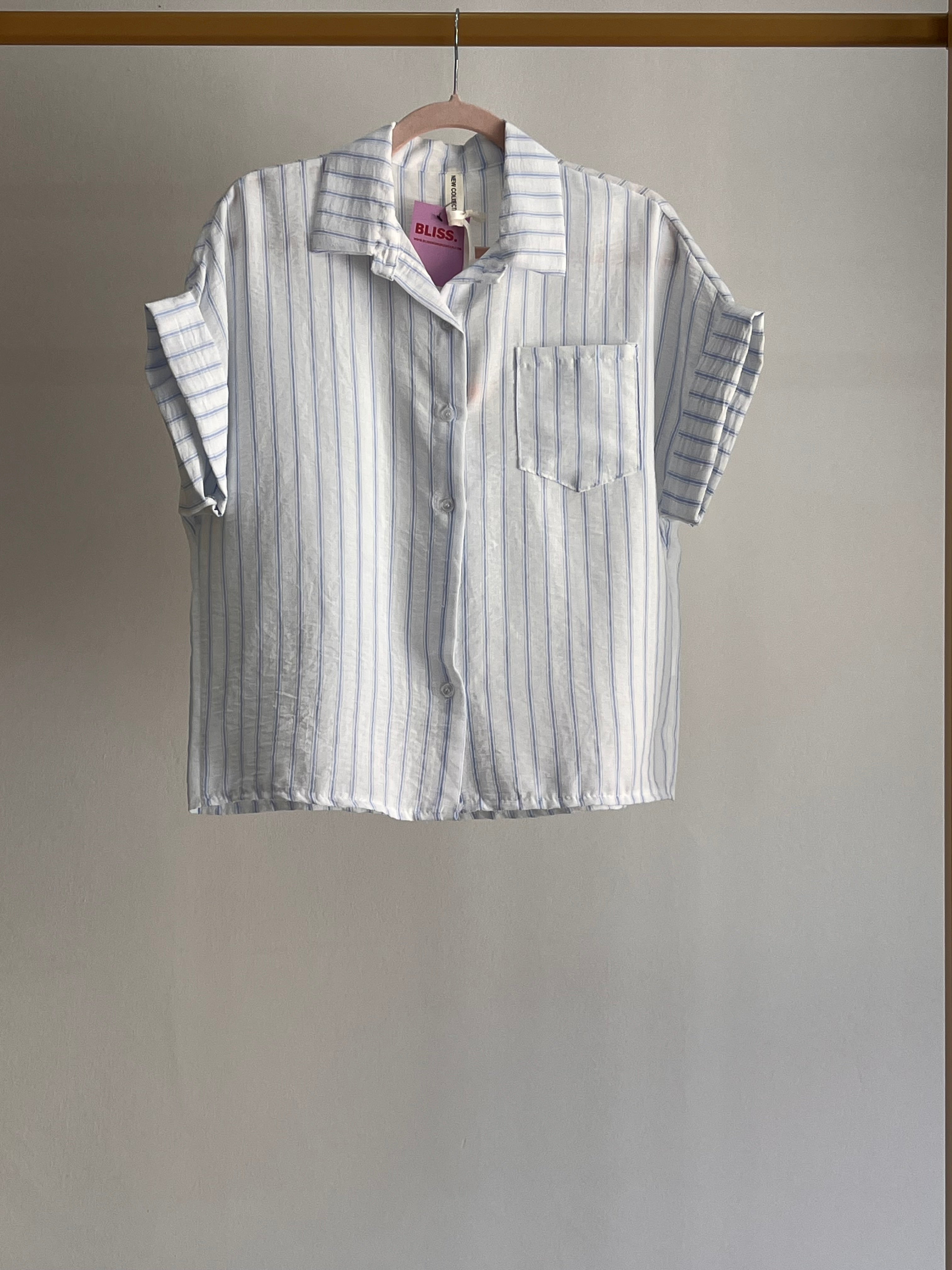 Camicia Laura — Camicia a Righe Leggera