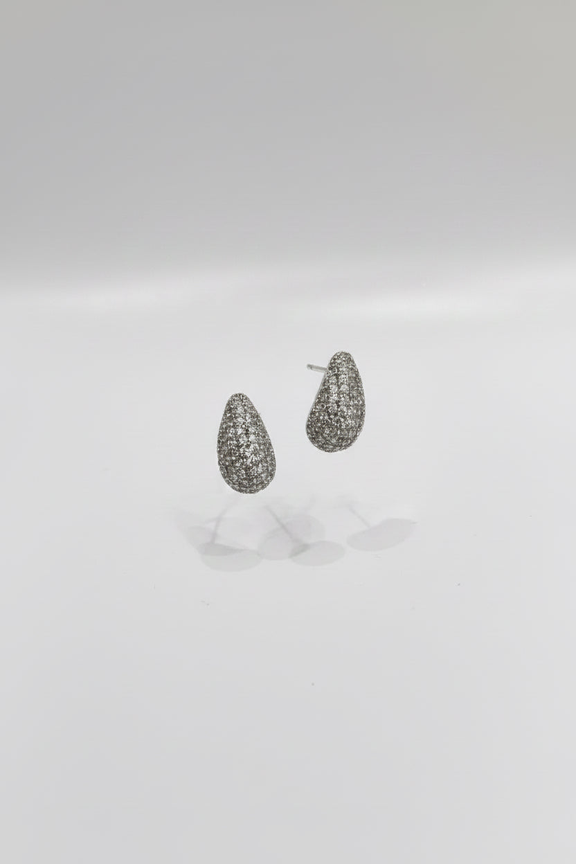 Orecchini Gorizia – Goccia Pavé di Cristalli