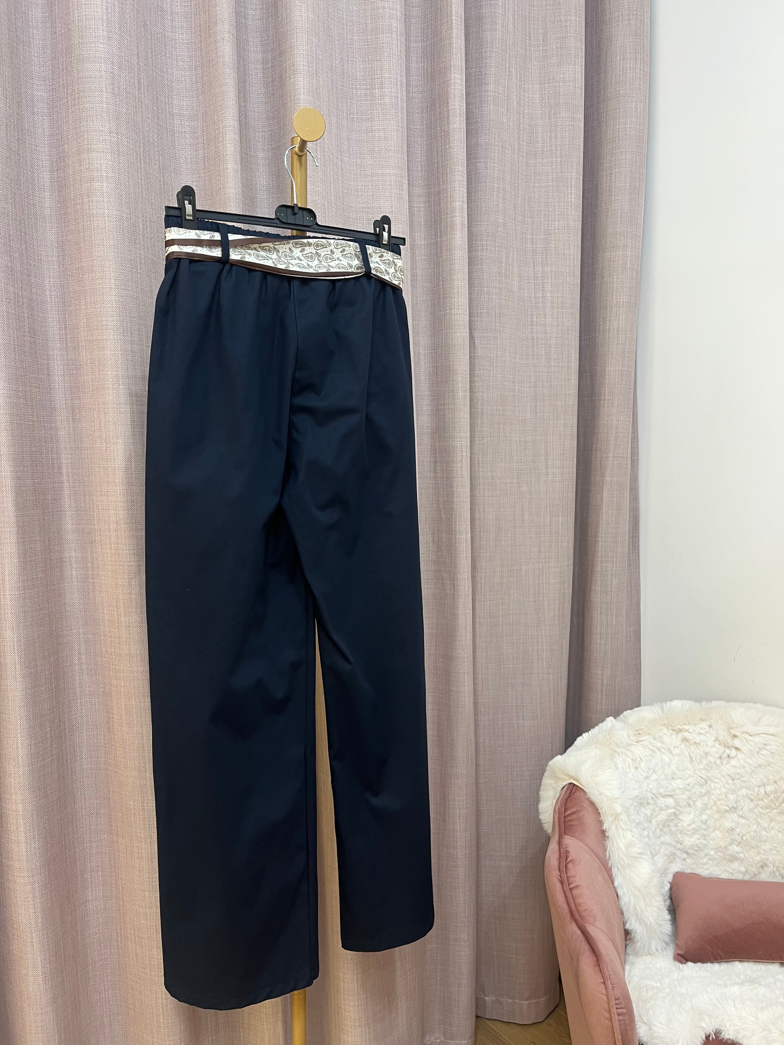 Pantalone Galia - Pantalone con Cintura Fantasia