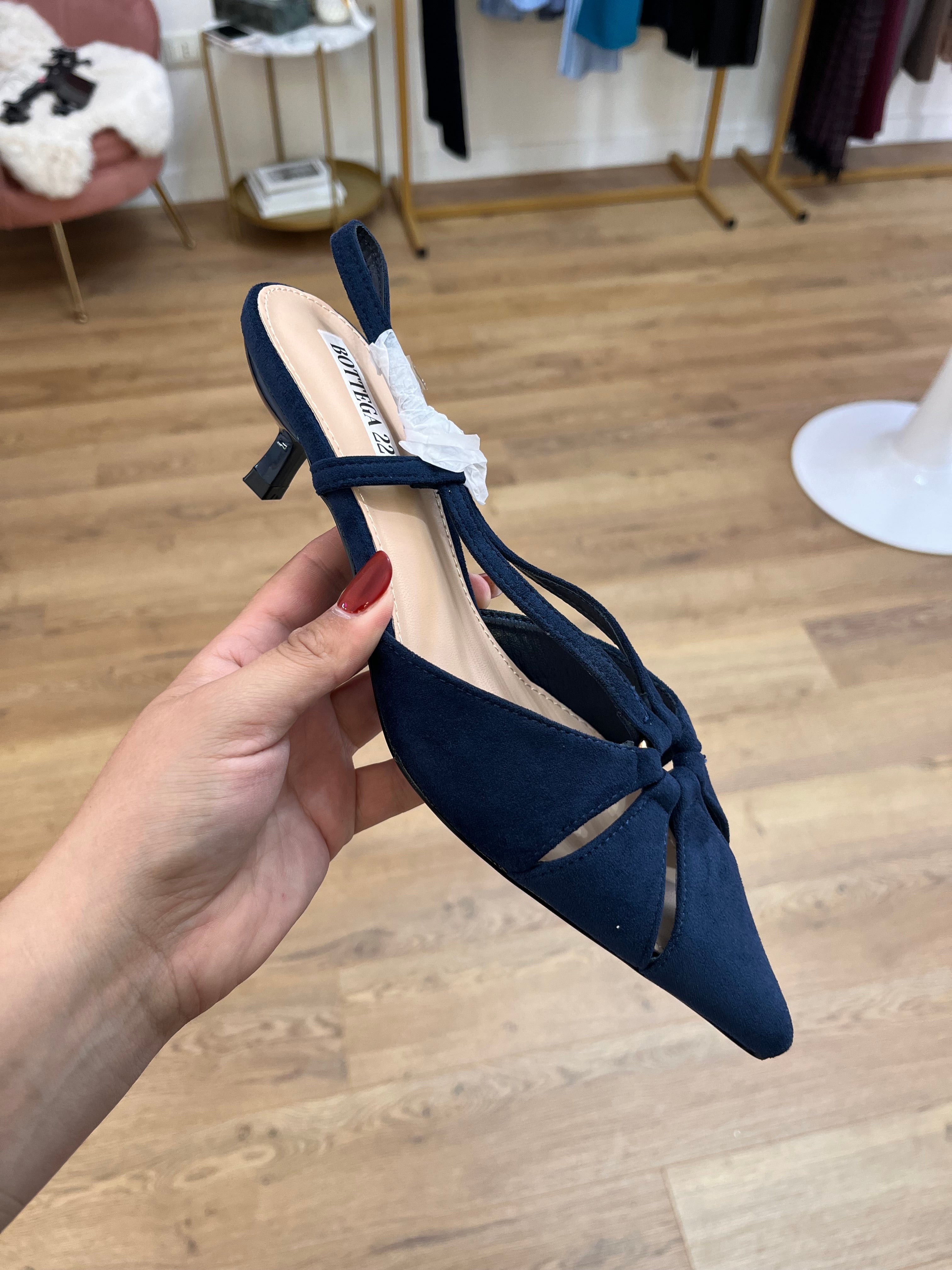 Slingback Fernanda – Décolleté con Cinturino | Eleganza Senza Sforzo
