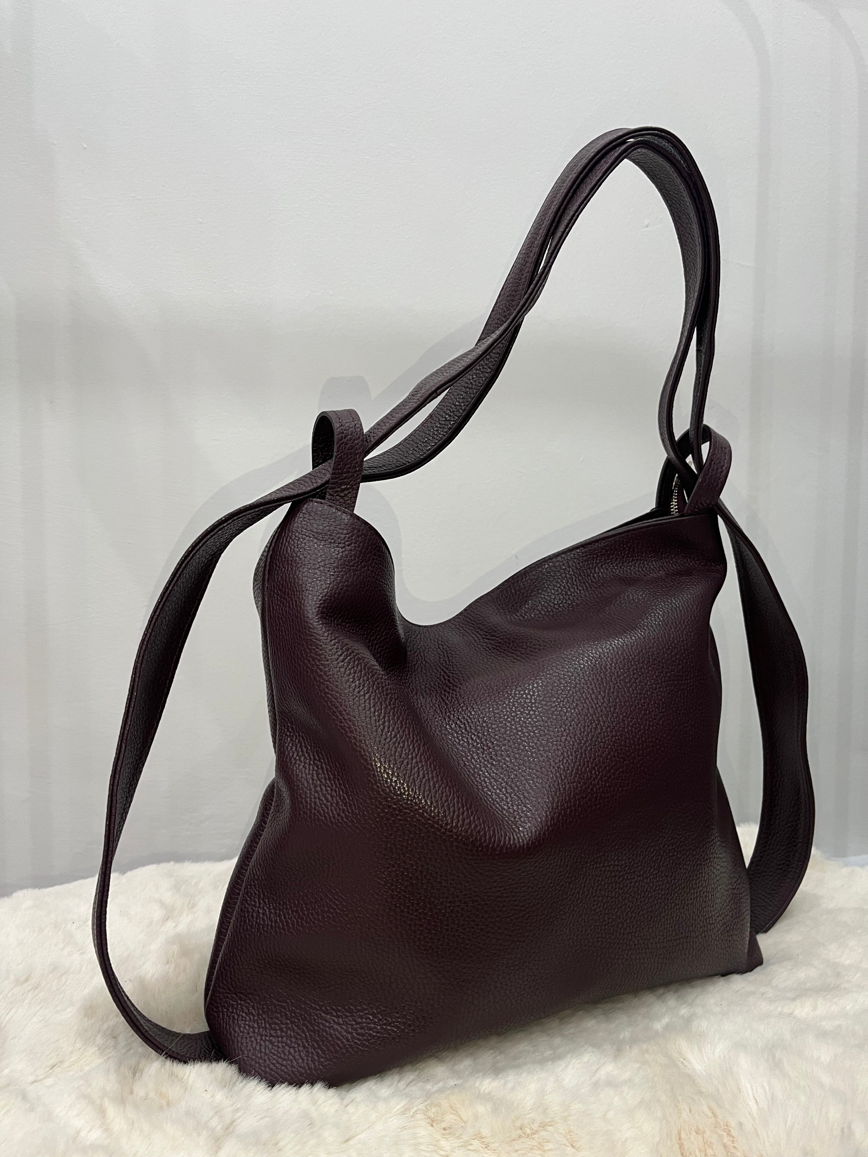 MUSA Convertible Bag – Borsa/Zaino in Vera Pelle Made in Italy