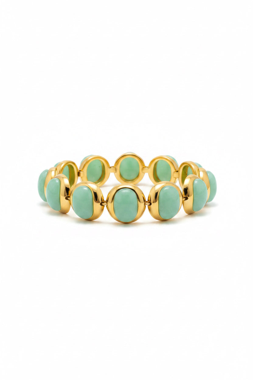 Bracciale Aura – Elementi Ovali in resina lucida