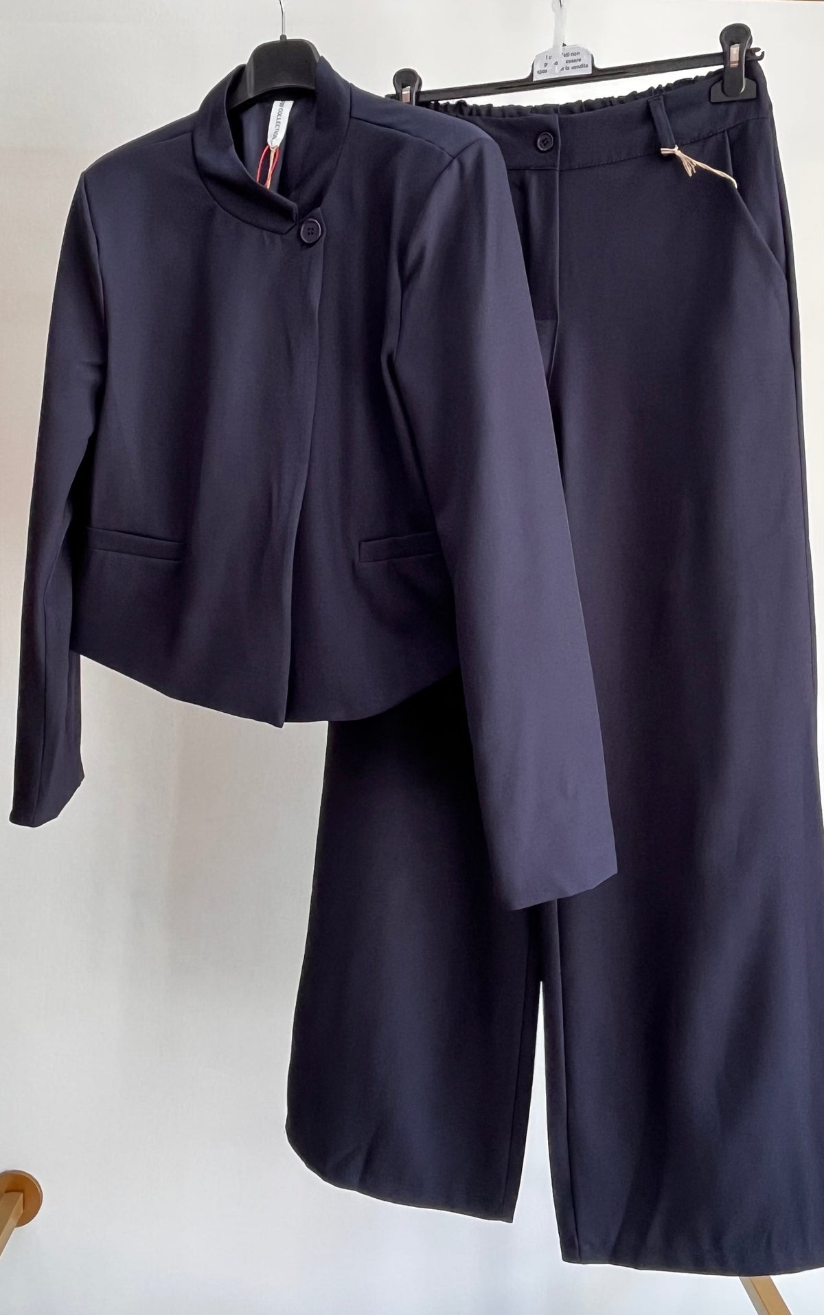 Tailleur Melina – Coordinato Elegante Blu Navy