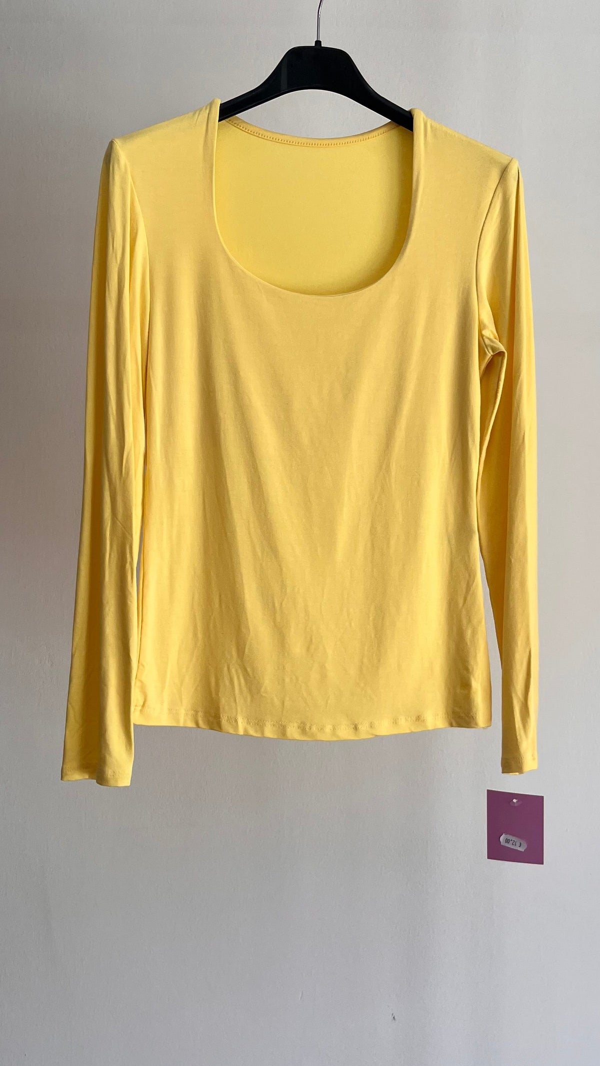 Maglia Laura – Top a Manica Lunga con Scollo Squadrato