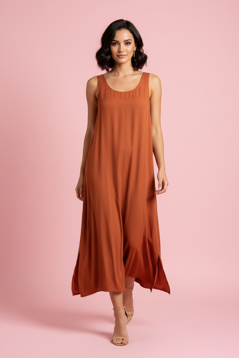 Abito Rossana - Vestito Maxi Fluido Estivo