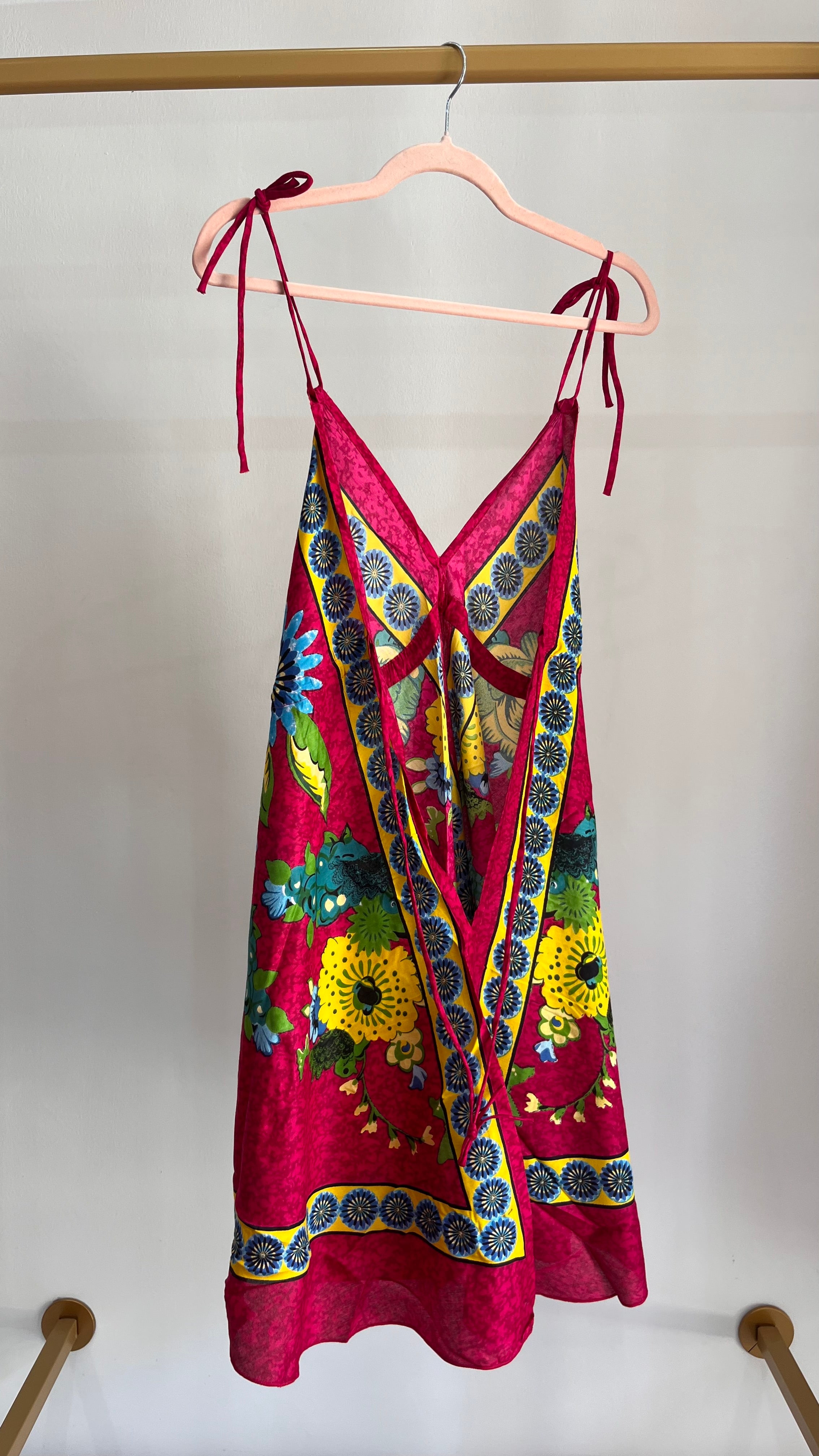 Vestito Arianna – Abito Corto Floreale con Spalline