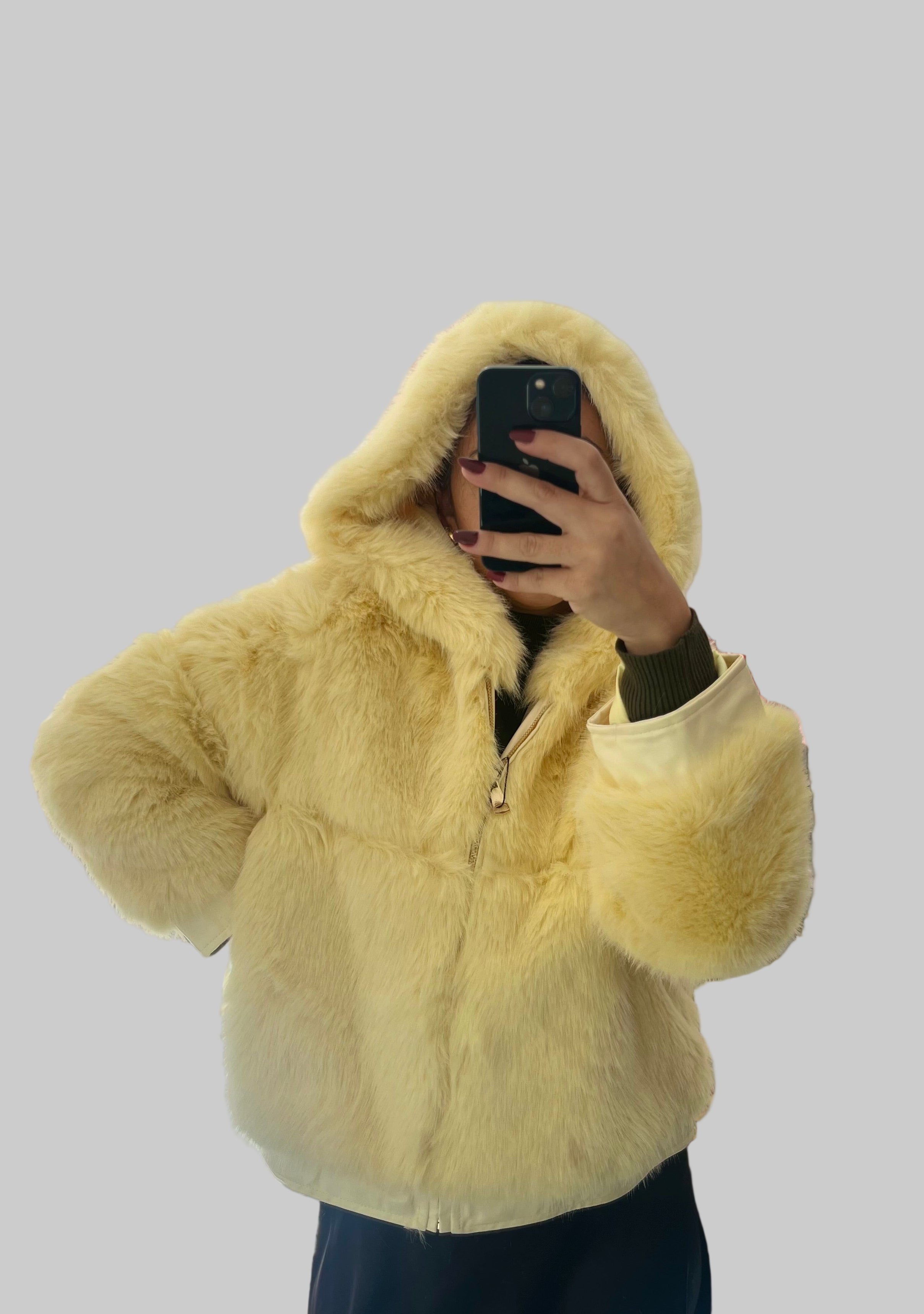 Giubbotto ecopelliccia Mía