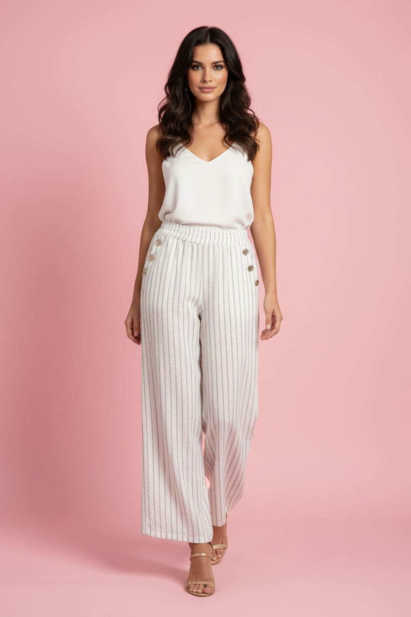 Pantalone Lucia – Pantalone da Donna Gessato