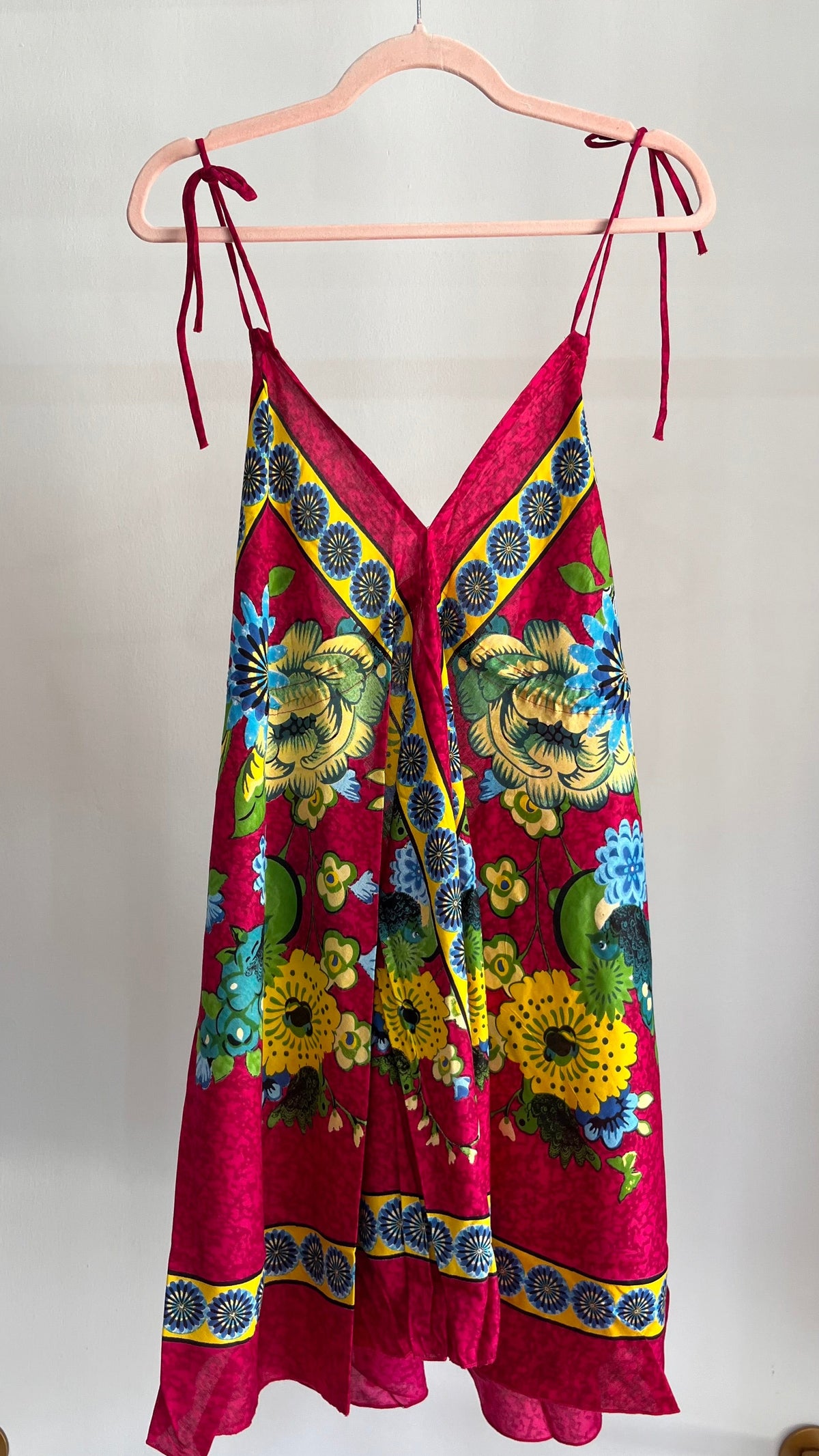 Vestito Arianna – Abito Corto Floreale con Spalline