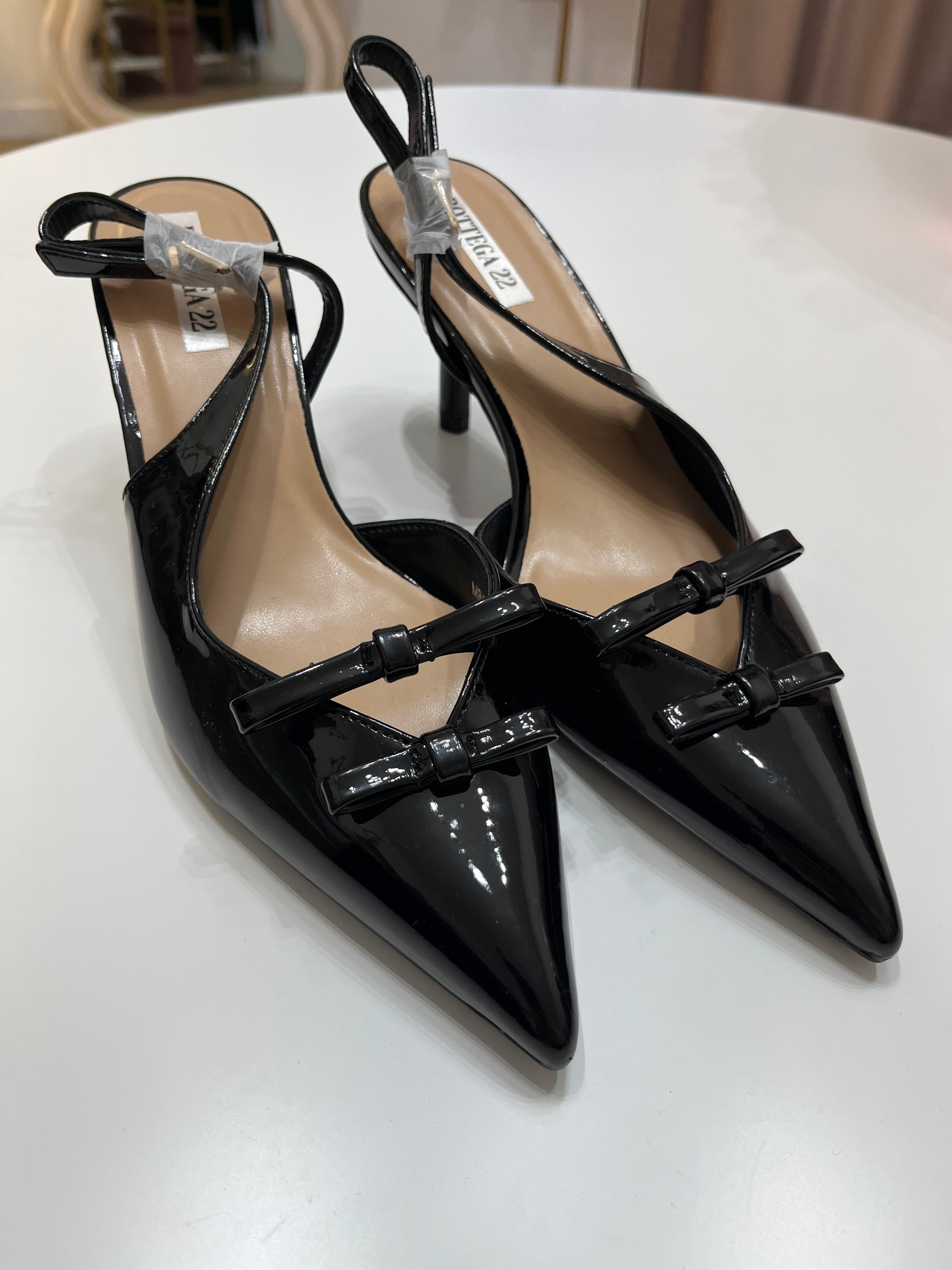 Décolleté Slingback Mina con Fiocco – Tacco 8cm