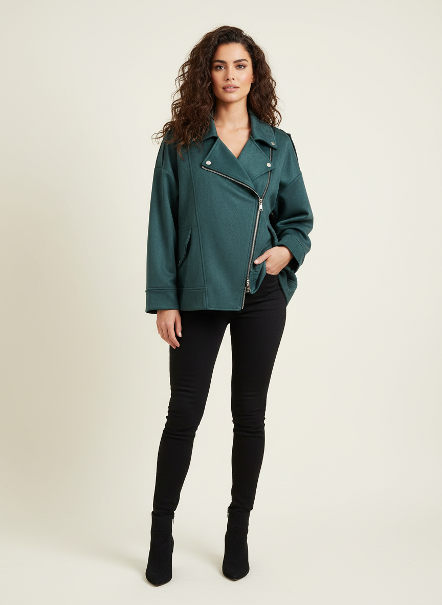 Giacca Biker Eva curvy