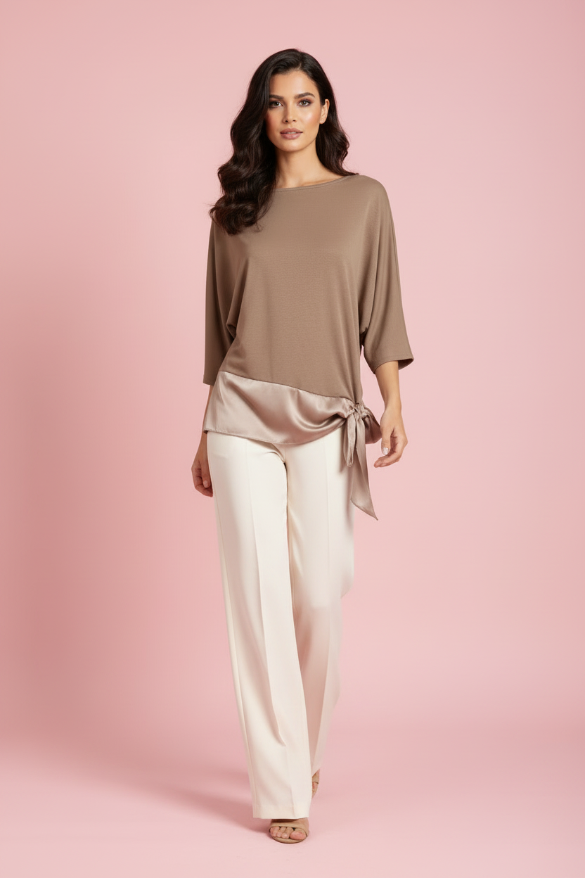 Maglia Alessandra – Top con Fiocco in Raso