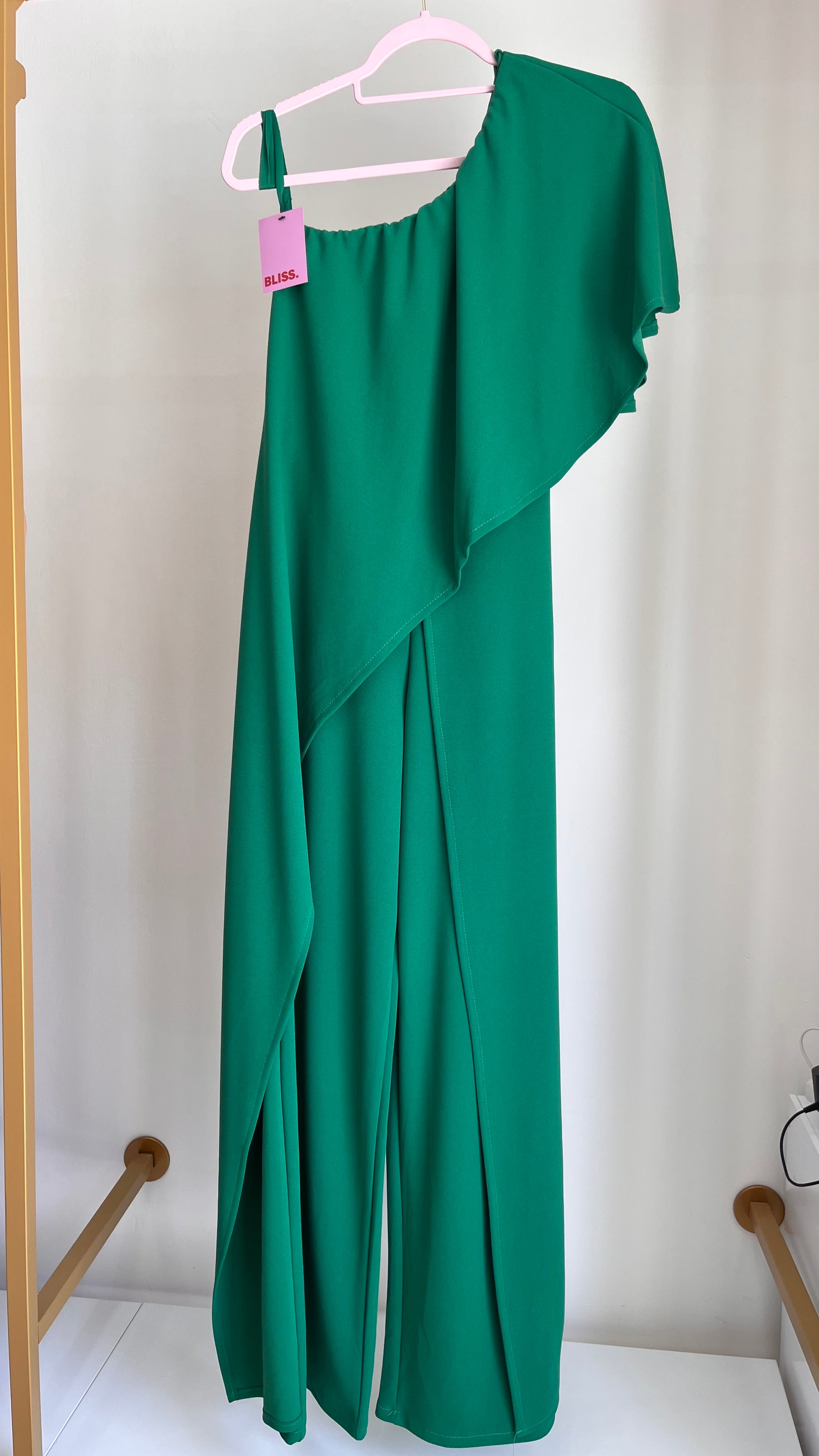 Tuta Esmeralda – Jumpsuit Donna Elegante Tinta Unita