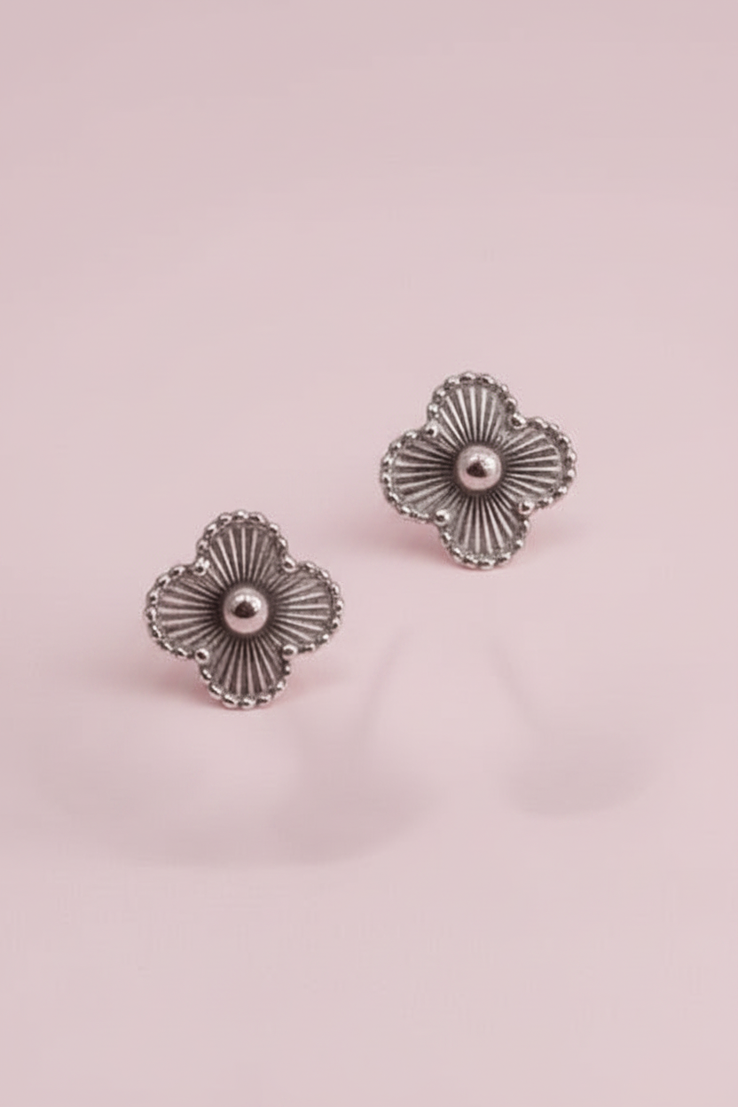 Orecchini Clarisse - Orecchini Quadrifoglio Argento | Gioielli Portafortuna Chic