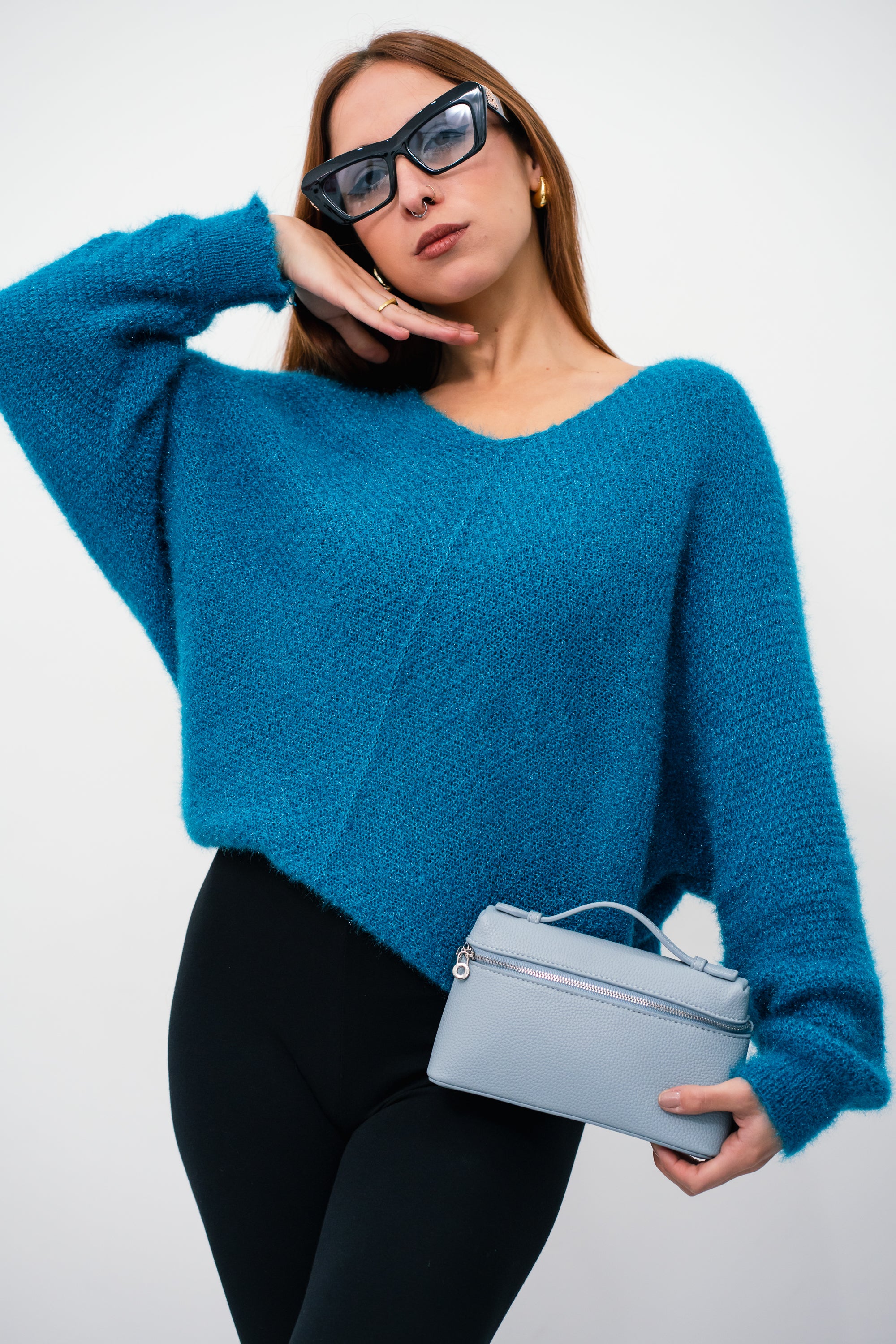 Maglione Letizia Azzurro