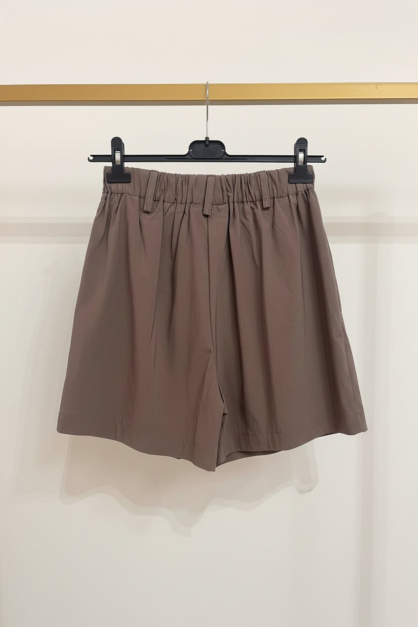 Pantaloncino Vittoria – Shorts Donna Vita Alta con Pince