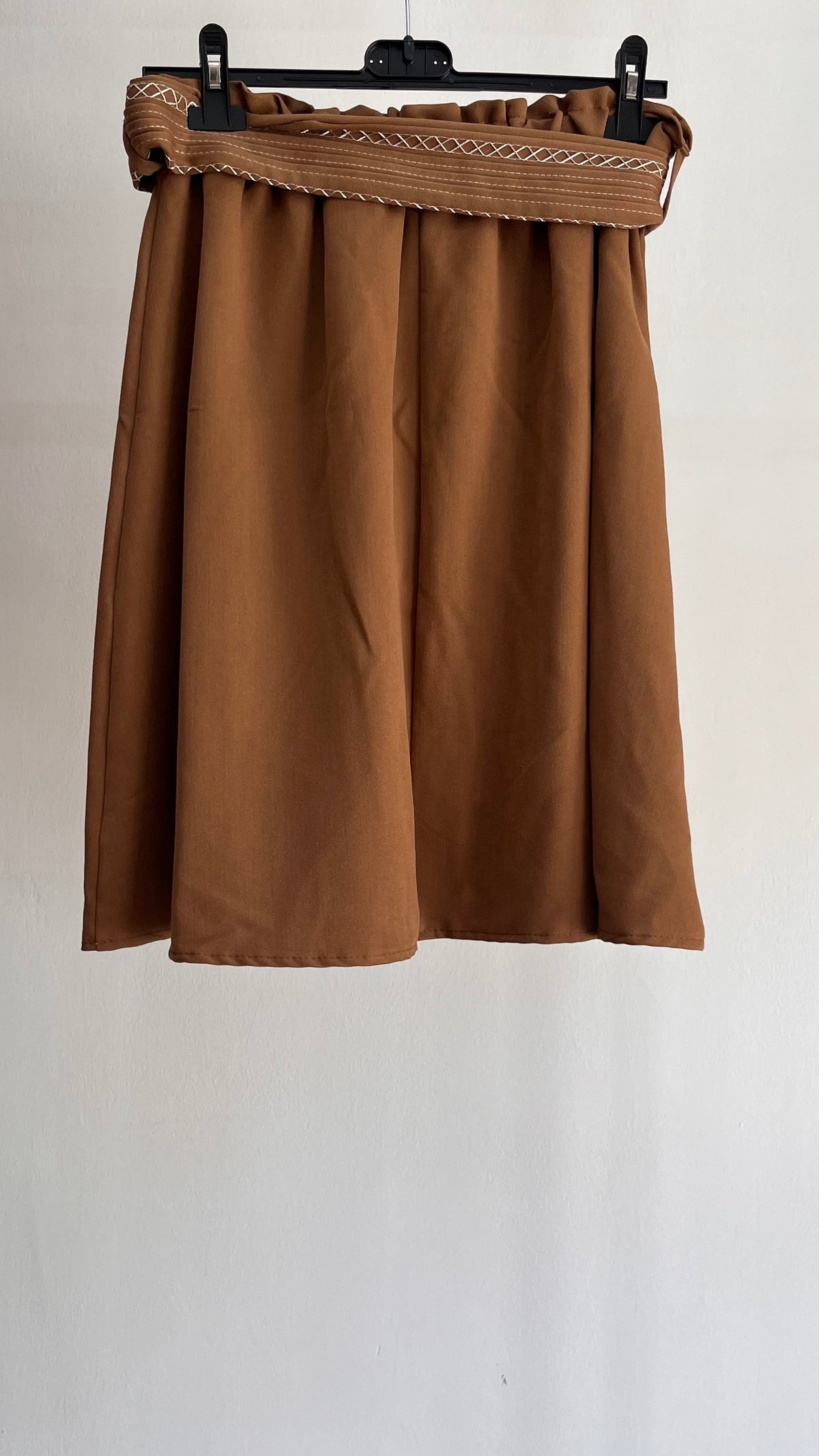 Gonna Stella - Gonna Midi stile Paper-Bag con Cintura