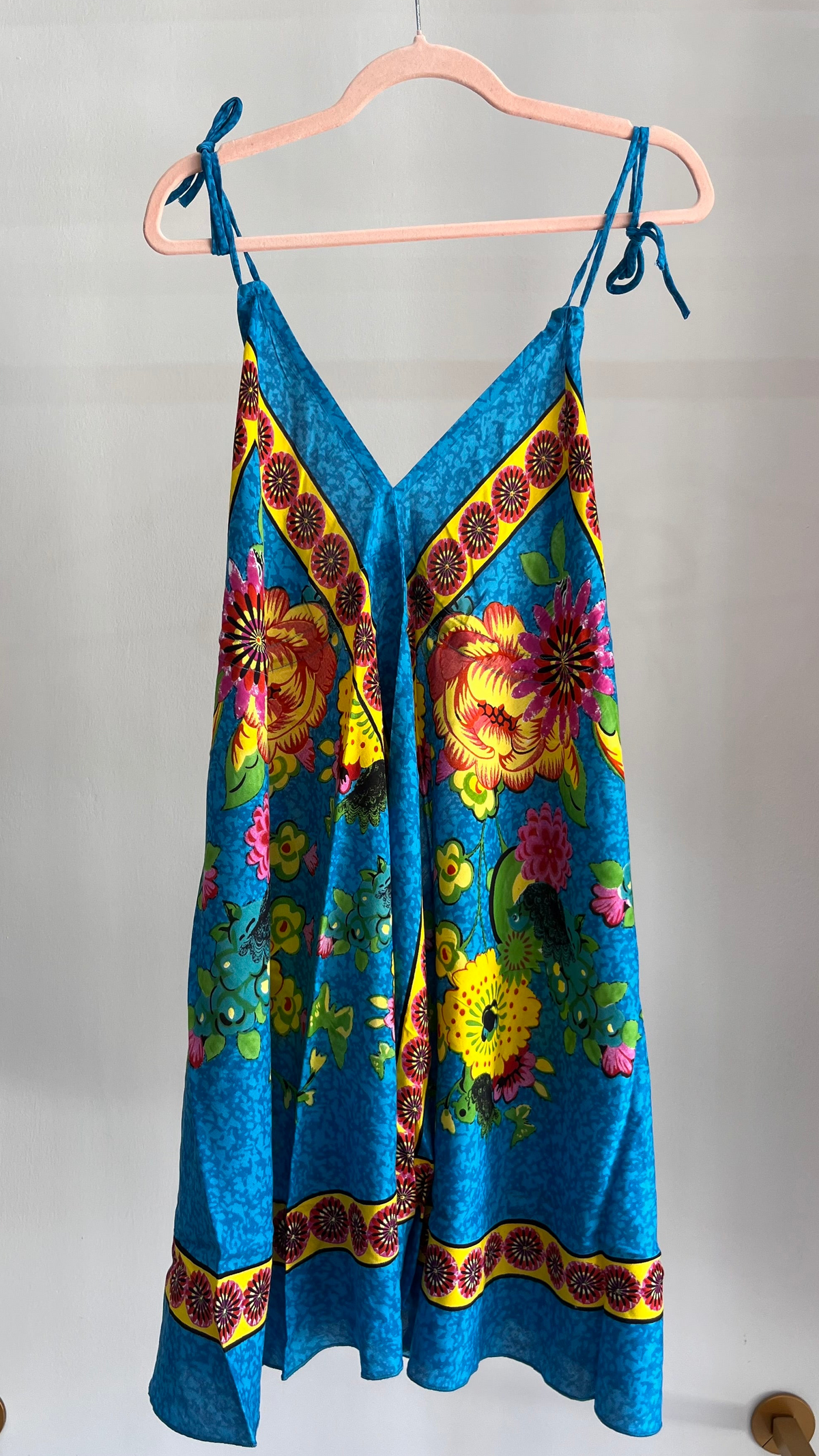 Vestito Arianna – Abito Corto Floreale con Spalline