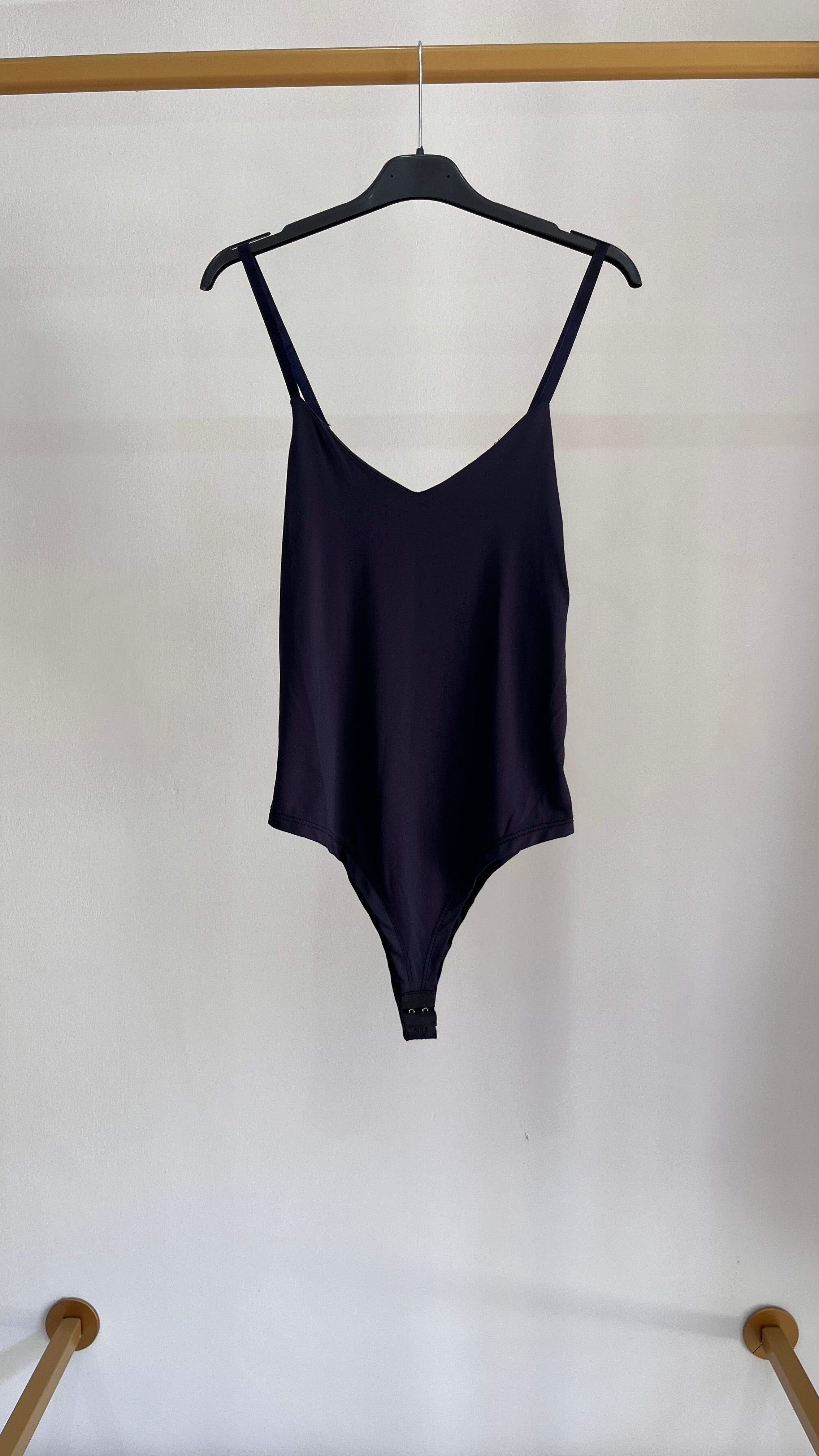 Body Elena – Body con Scollo a V e Spalline Sottili