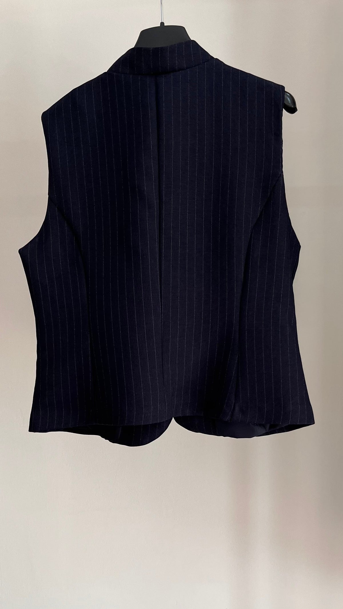 Gilet Patrizia - gilet gessato con bottoni