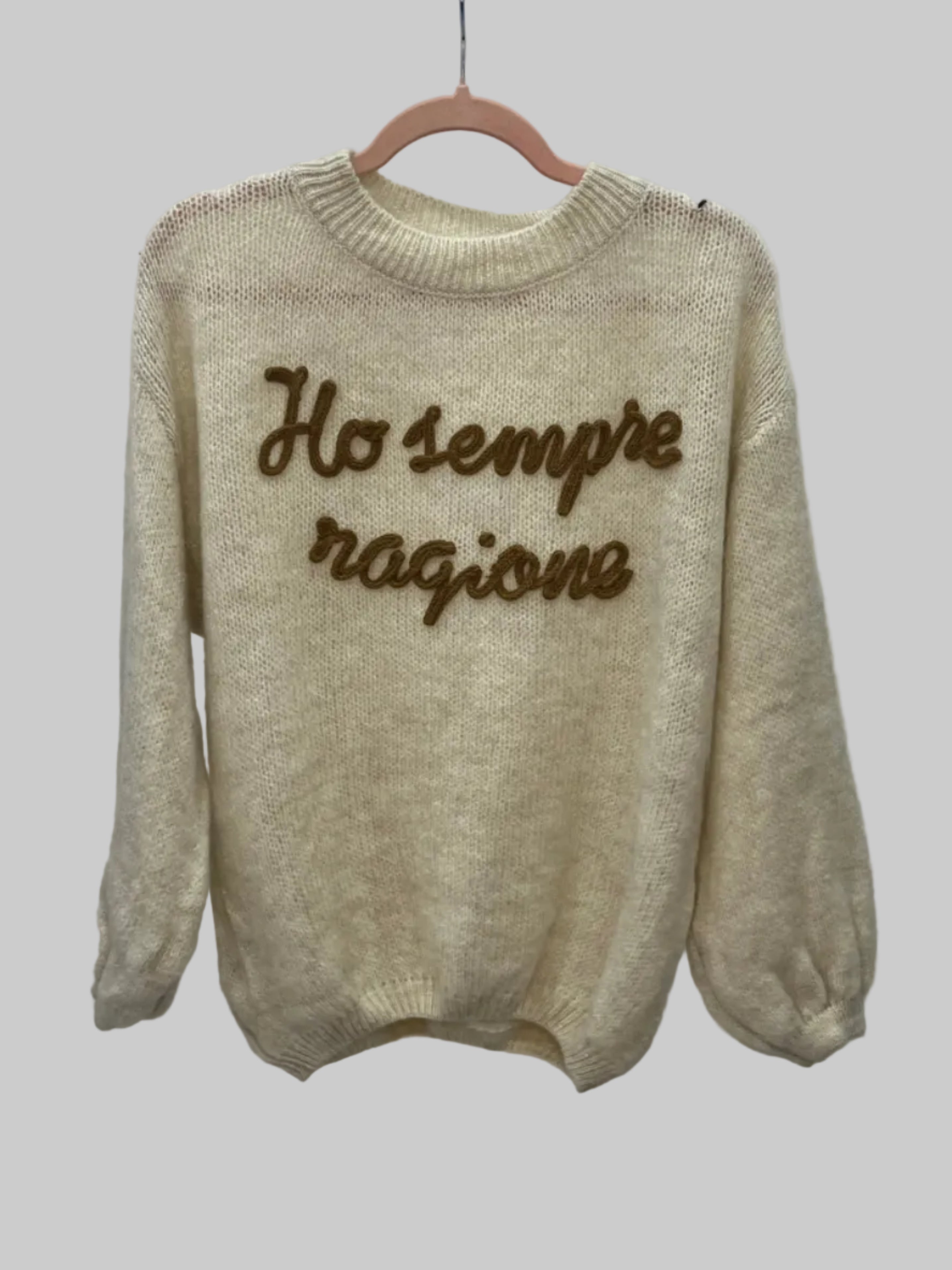Maglione Ho Sempre Ragione - Comfort e Stile