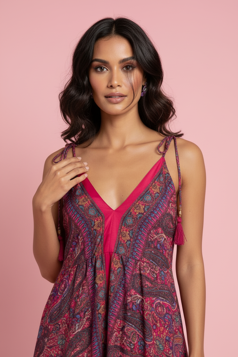 Abito Luna - Vestito lungo fantasia paisley