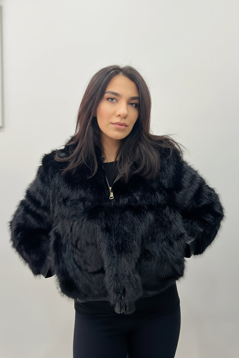 Giubbotto ecopelliccia Mía