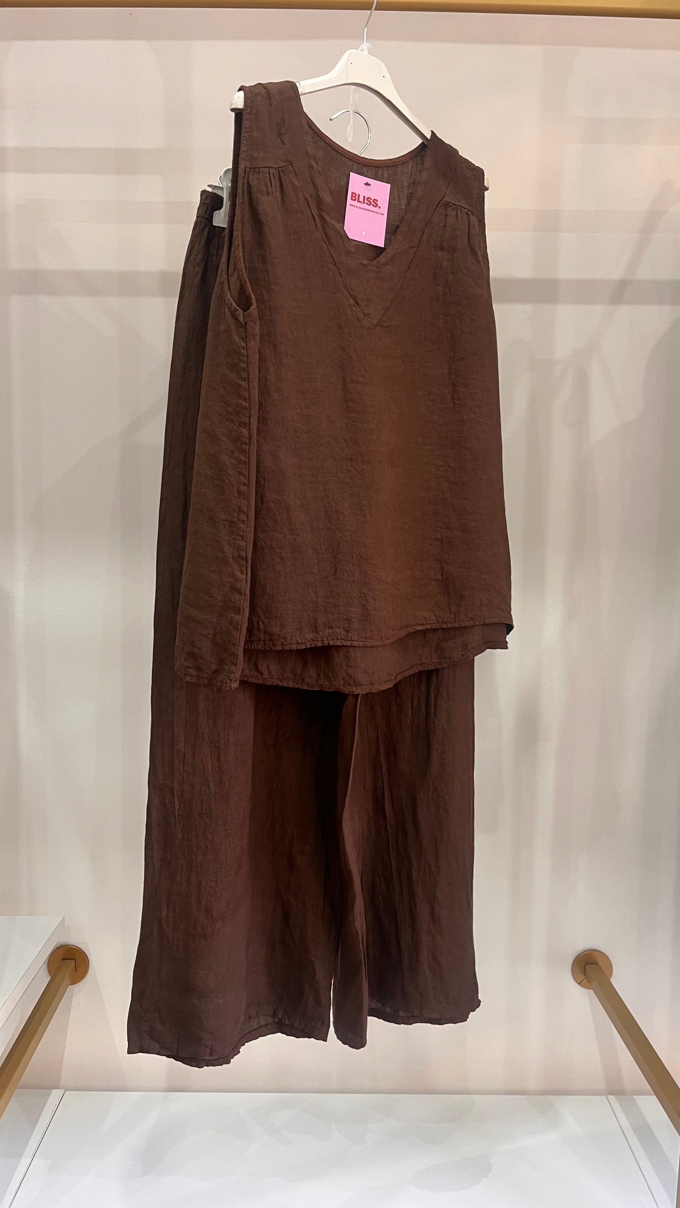 Completo Ana in Lino – Coordinato Donna Elegante