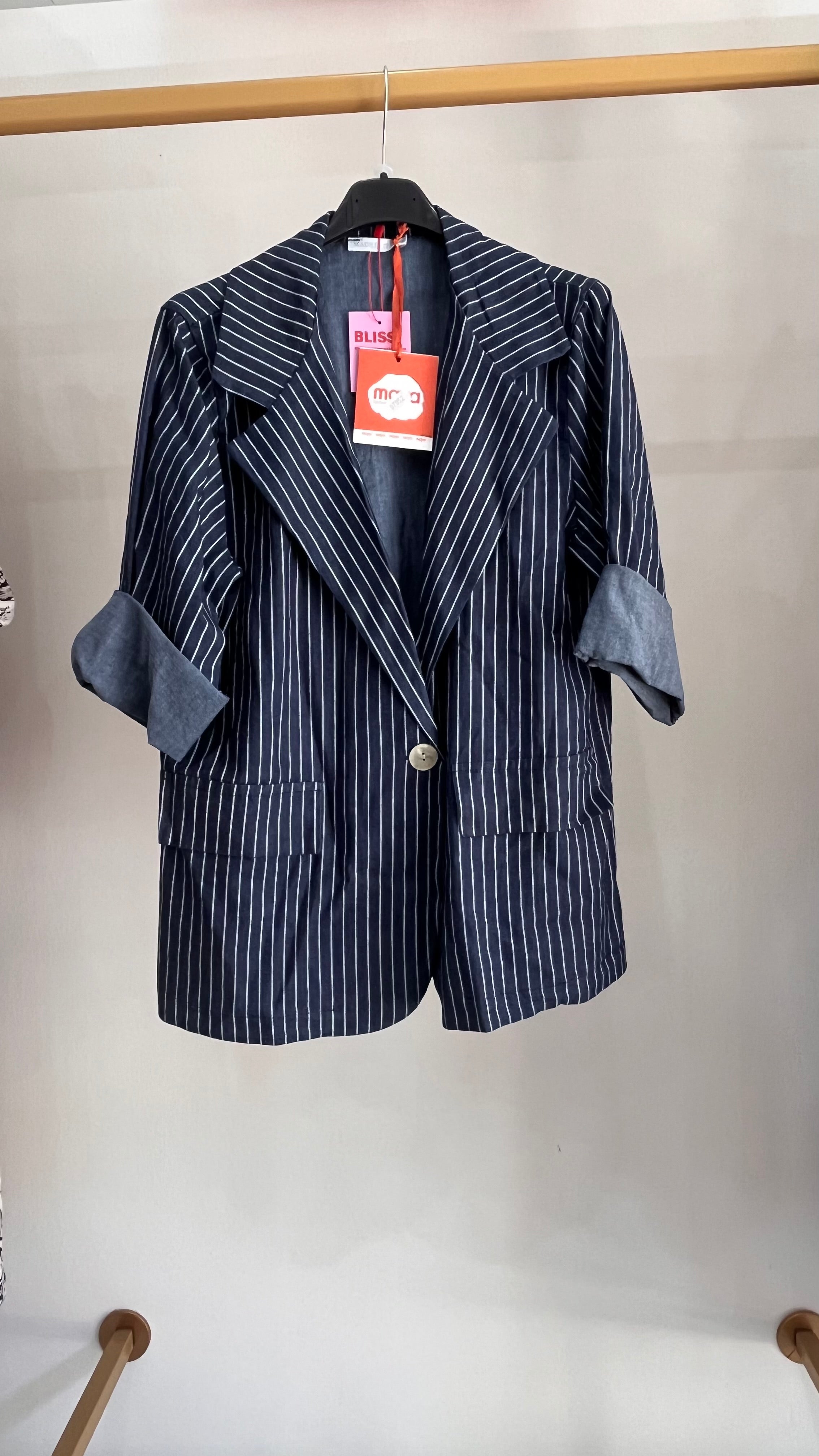 Coordinato Jessica – Blazer e Pantalone Gessato
