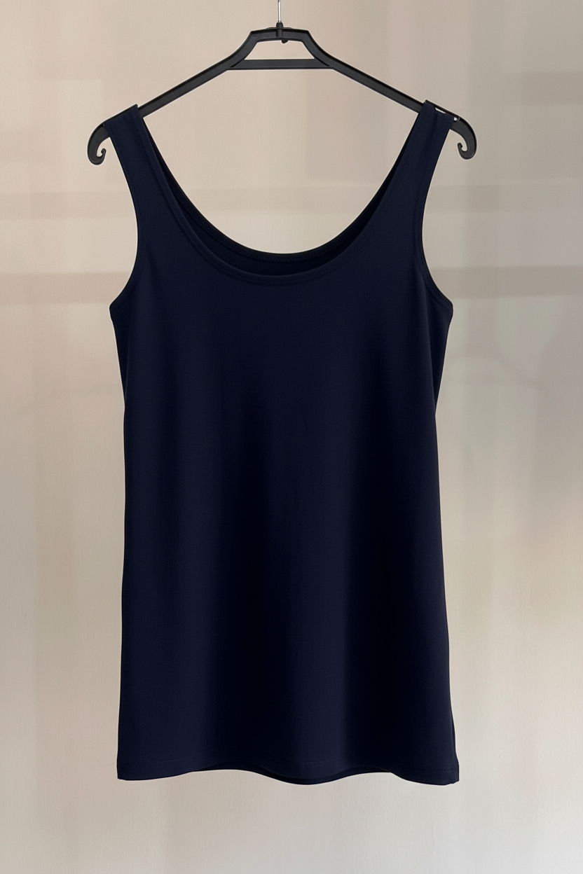 Canottiera Giada – Top Essenziale in cotone